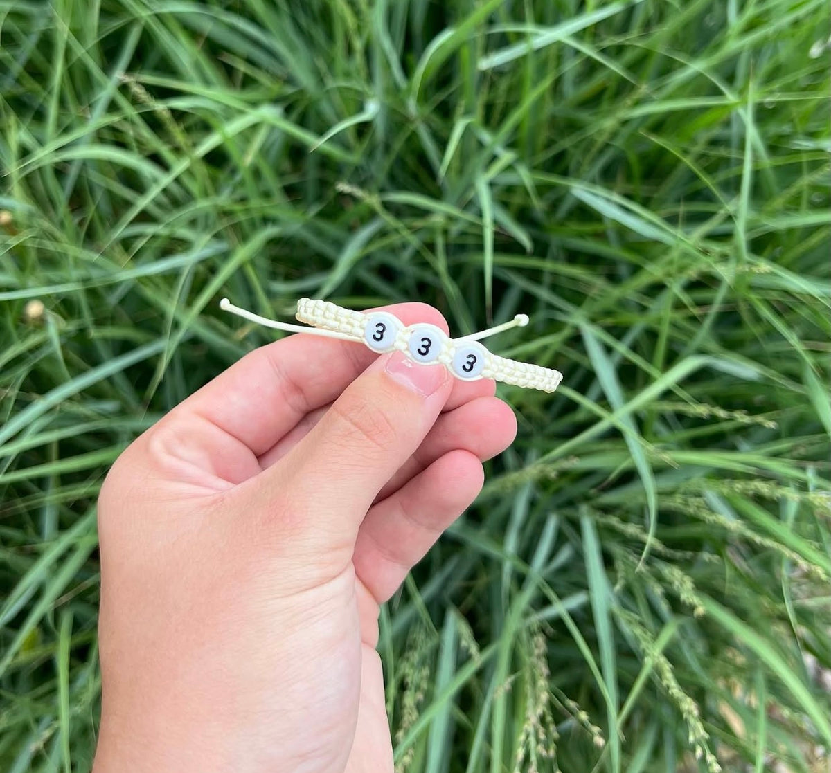 Angel number adjustable bracelet