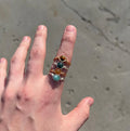 Round crystal ring 6mm