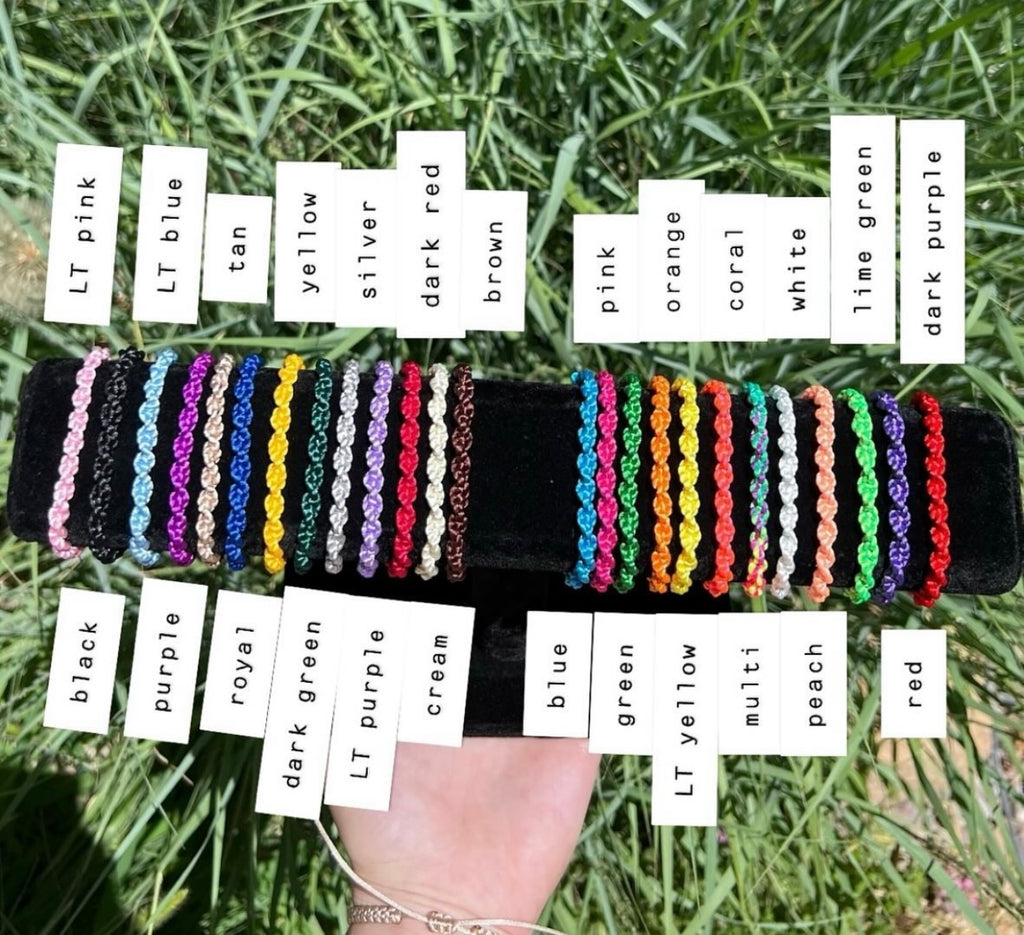 Spiral adjustable crystal bracelets