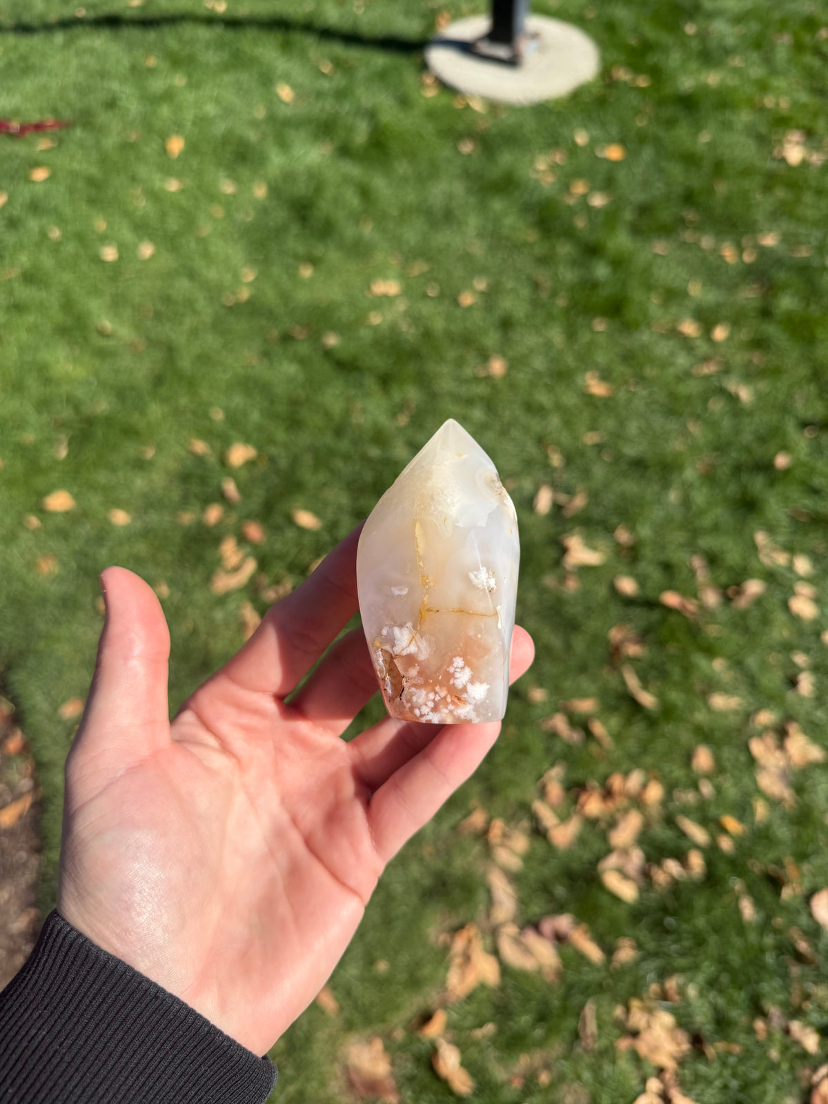 Flower agate flame