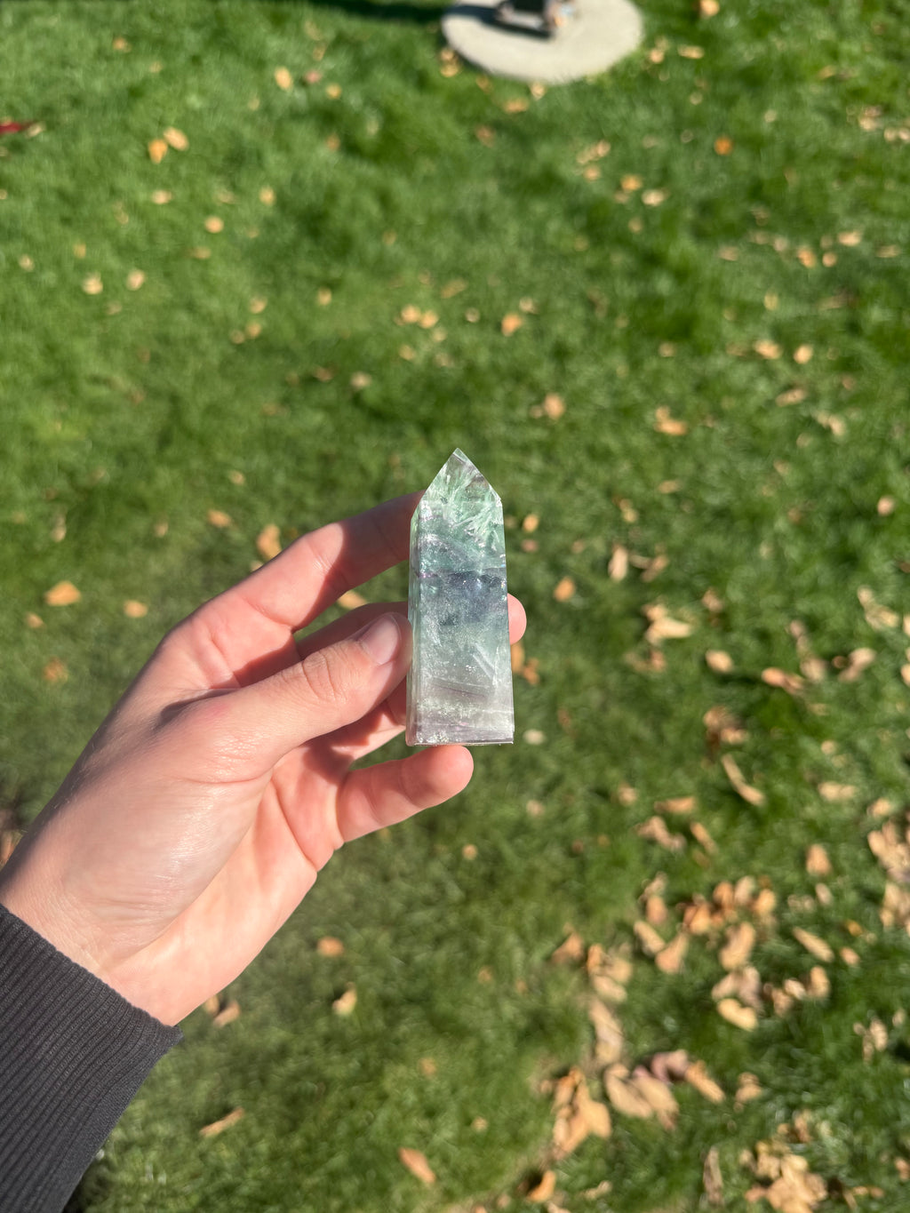 Feather fluorite tower