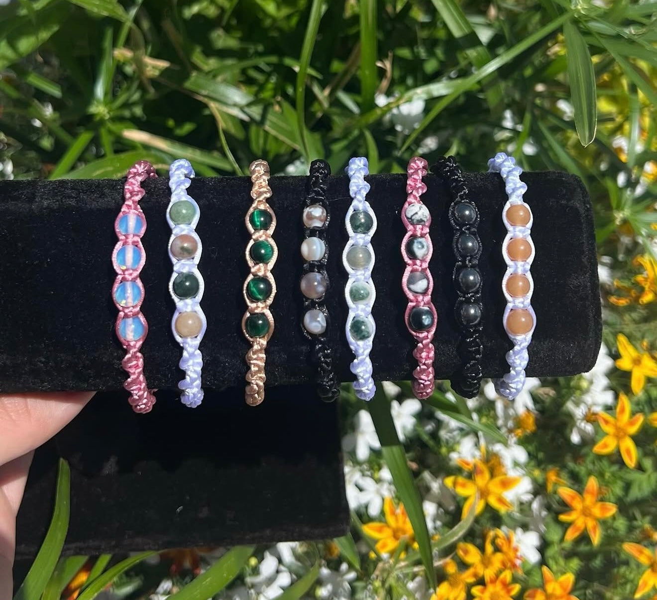 Spiral adjustable crystal bracelets