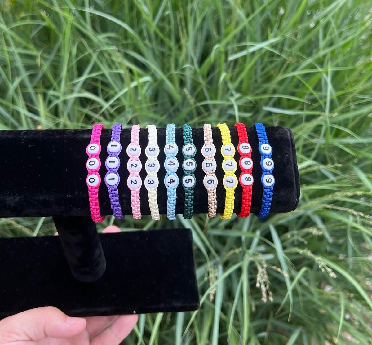 Angel number adjustable bracelet