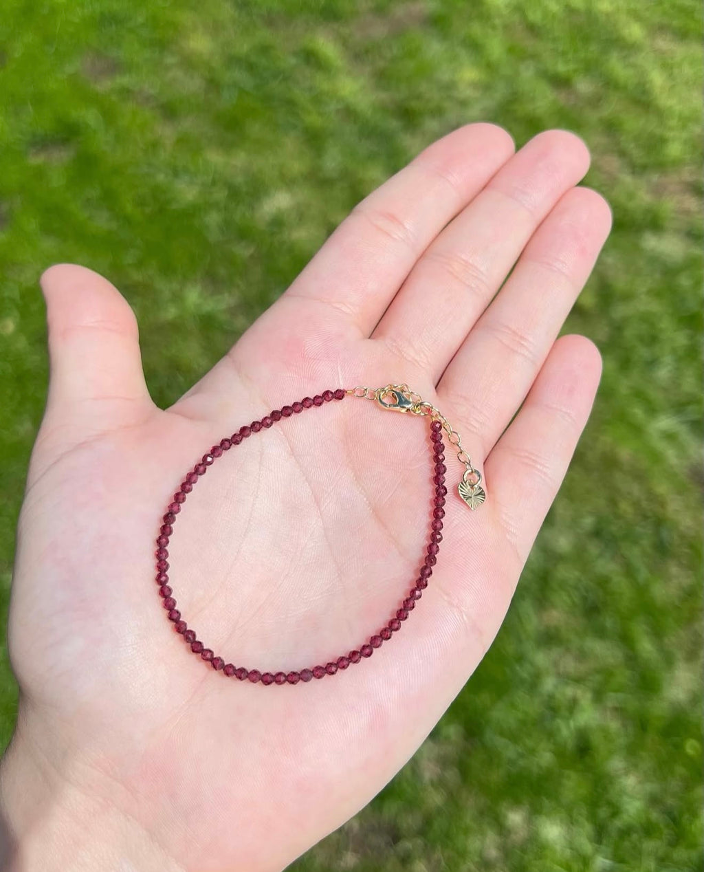 Faceted crystal bracelets