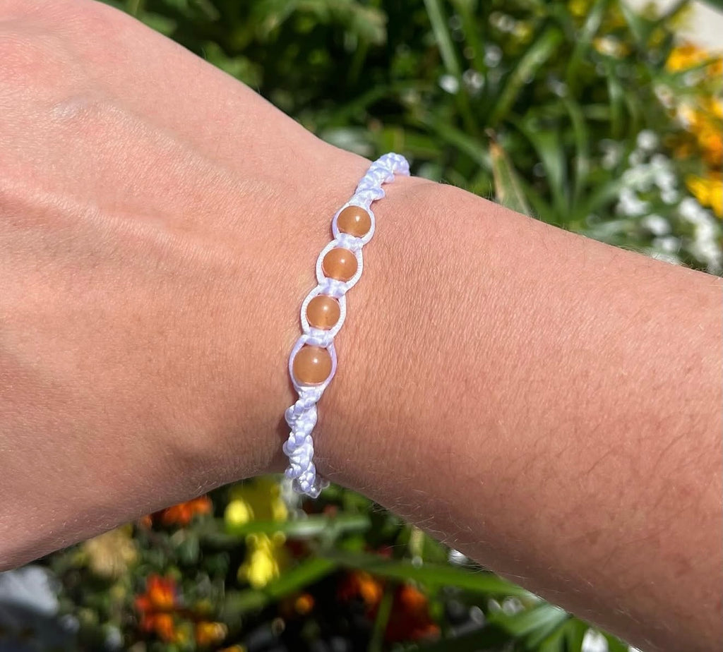 Spiral adjustable crystal bracelets