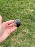 Small chocolate calcite palm stones