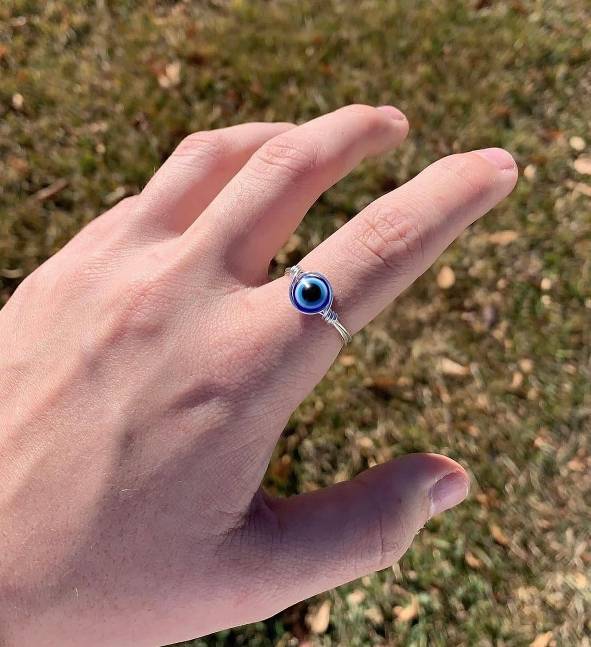 Evil eye ring