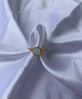 Round crystal ring 8mm