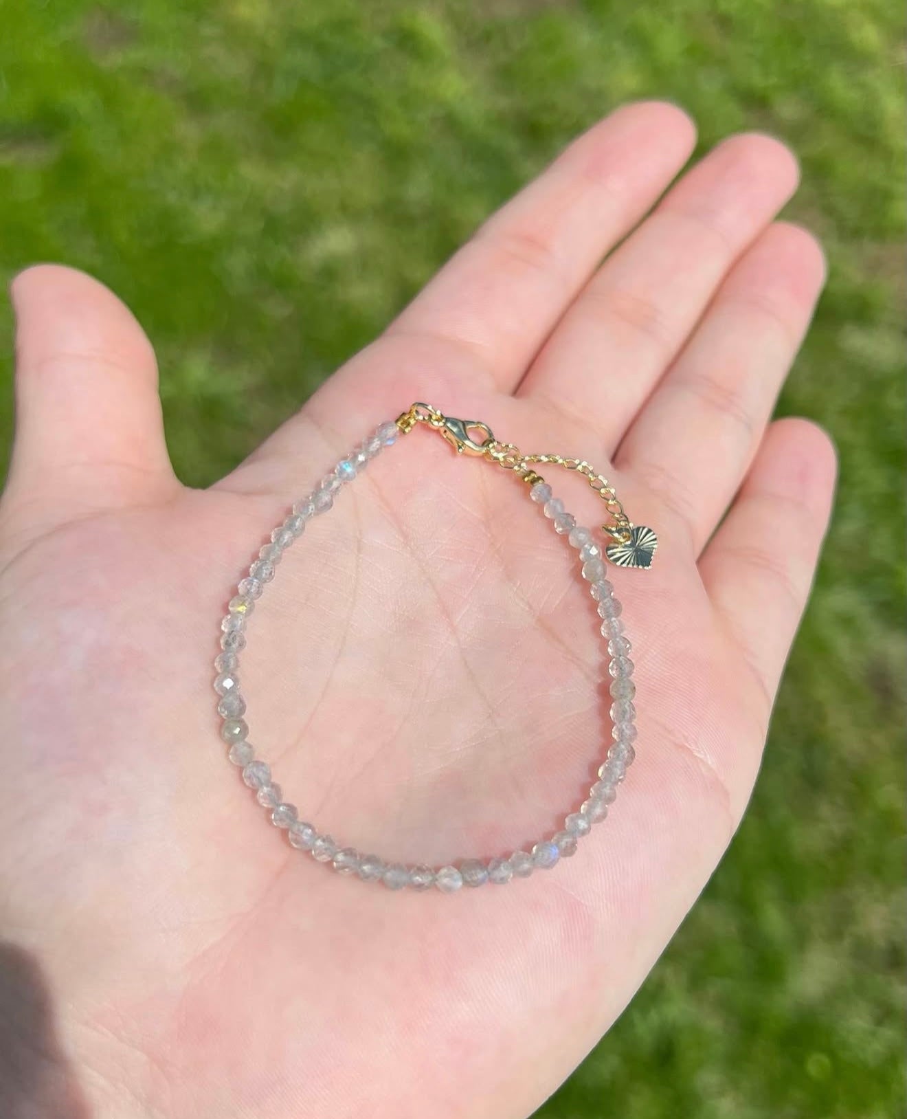 Faceted crystal bracelets
