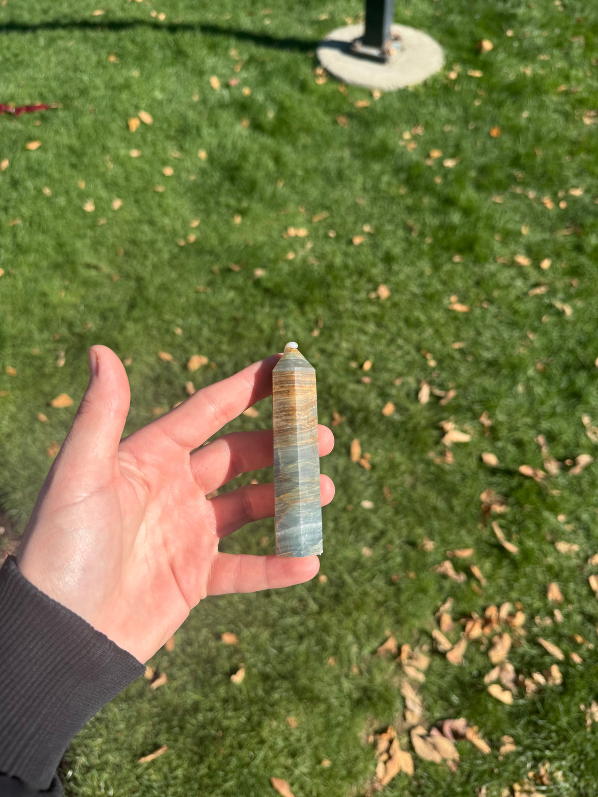 Blue onyx tower