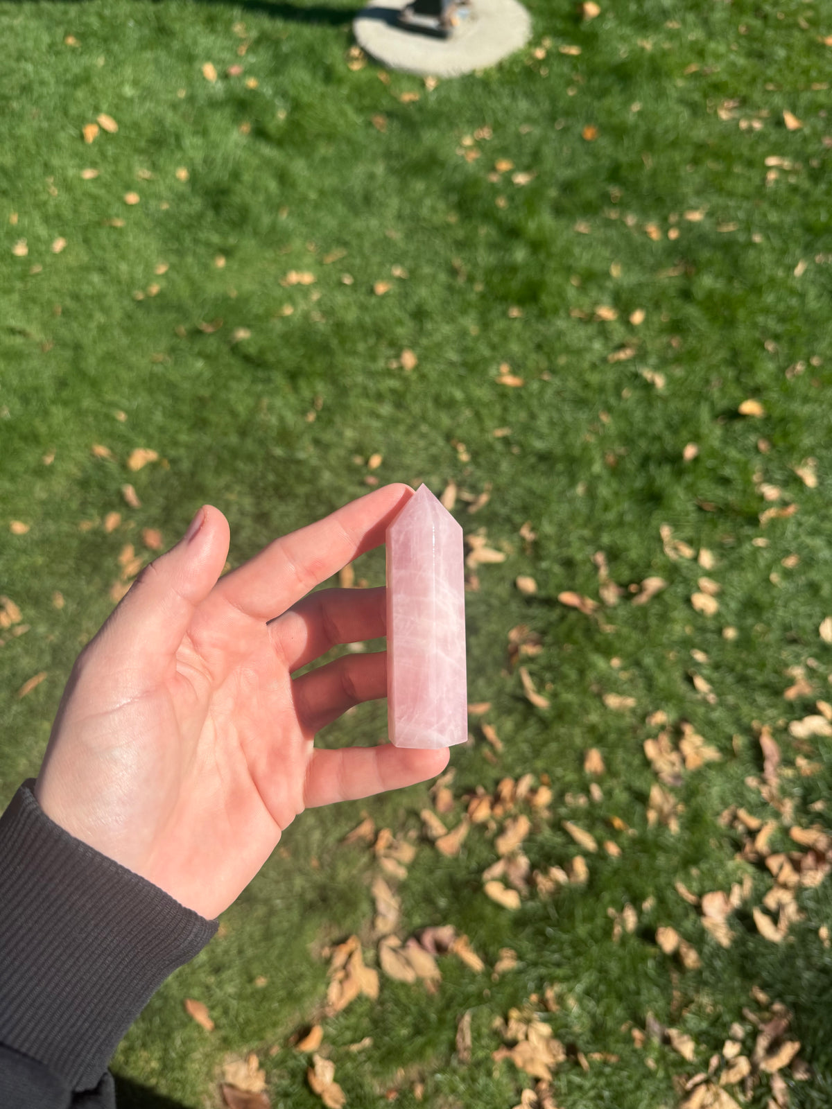 Rose quartz tower