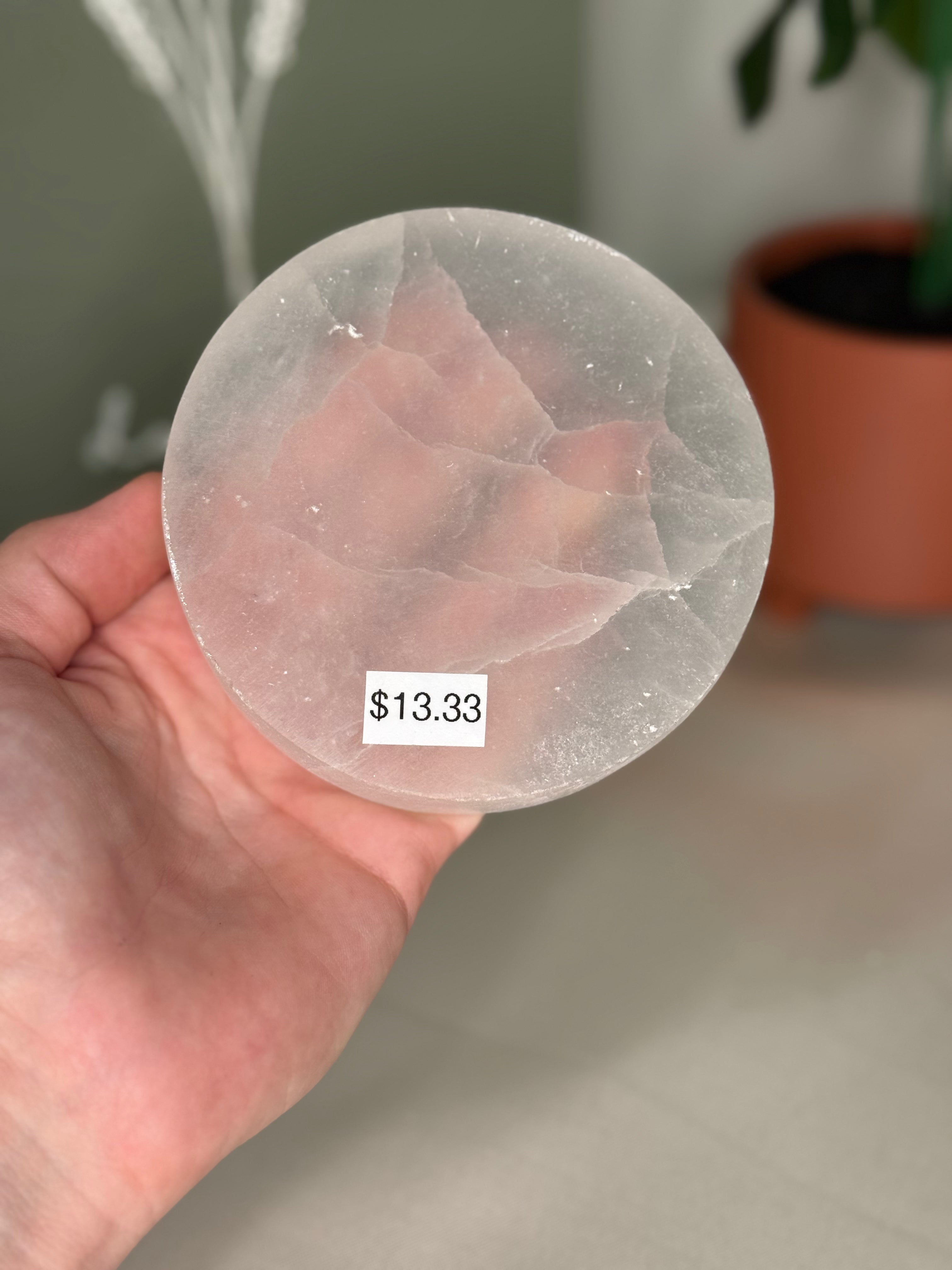 Small selenite charging plate