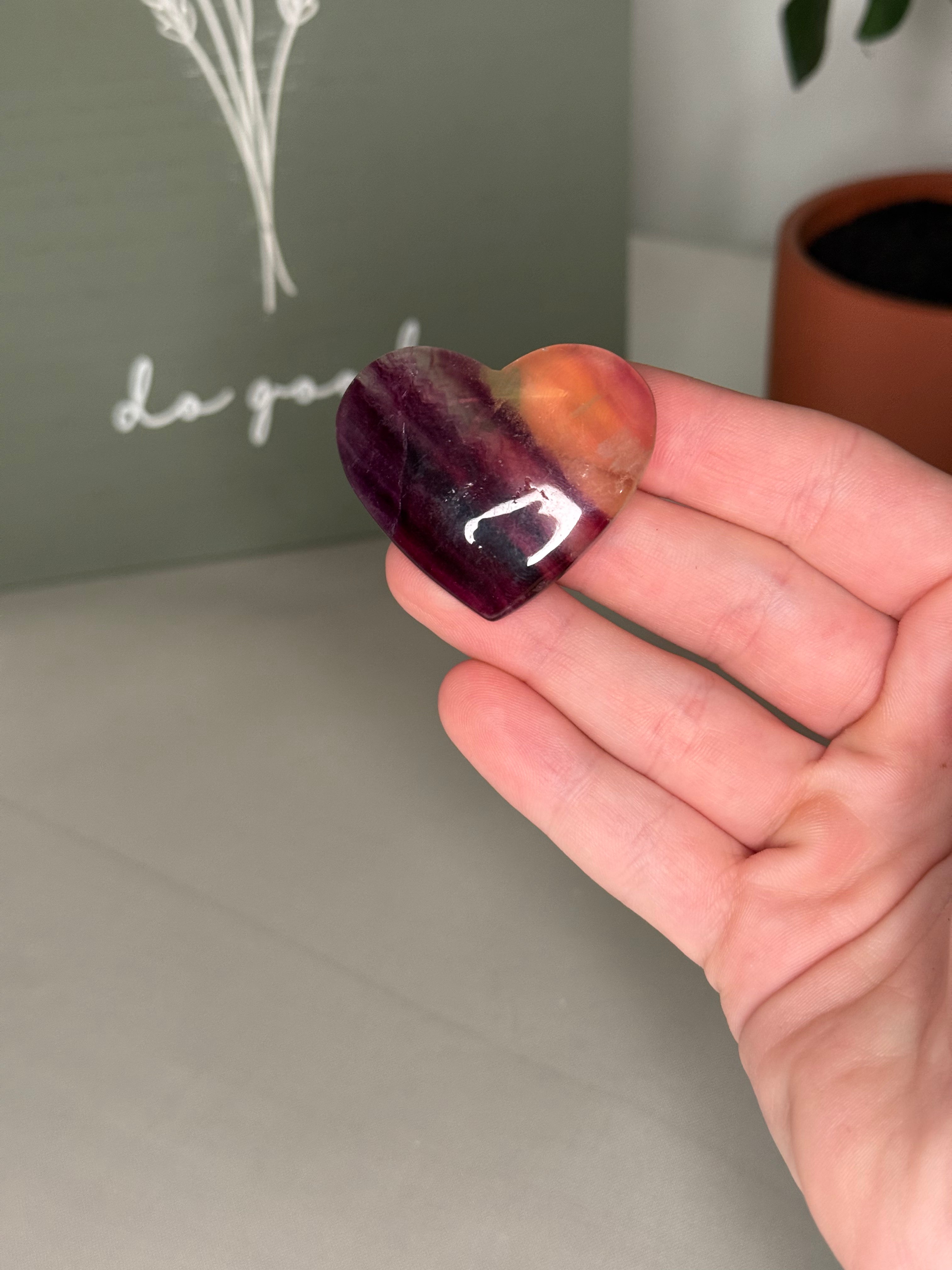 Fluorite hearts