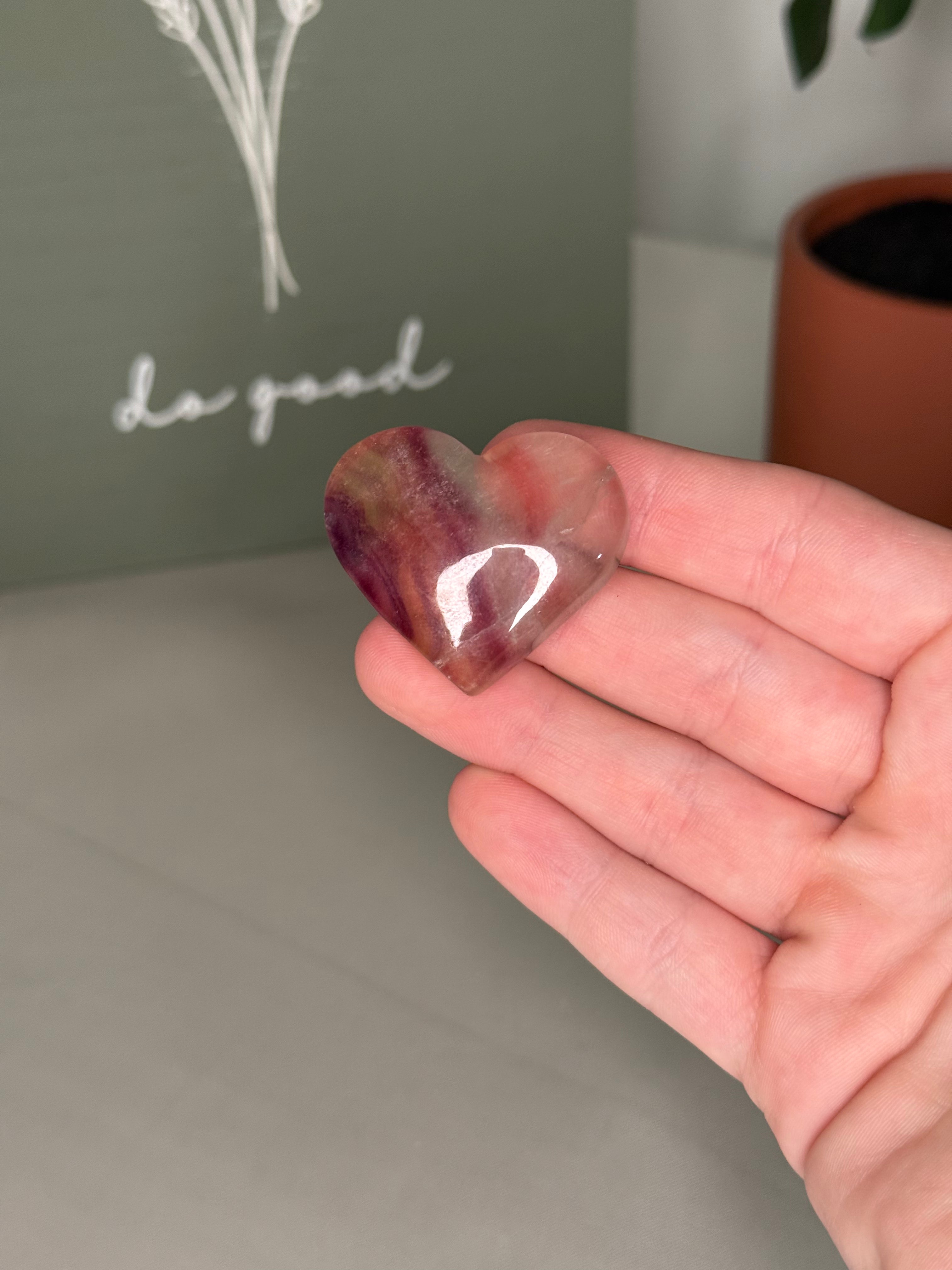 Fluorite hearts