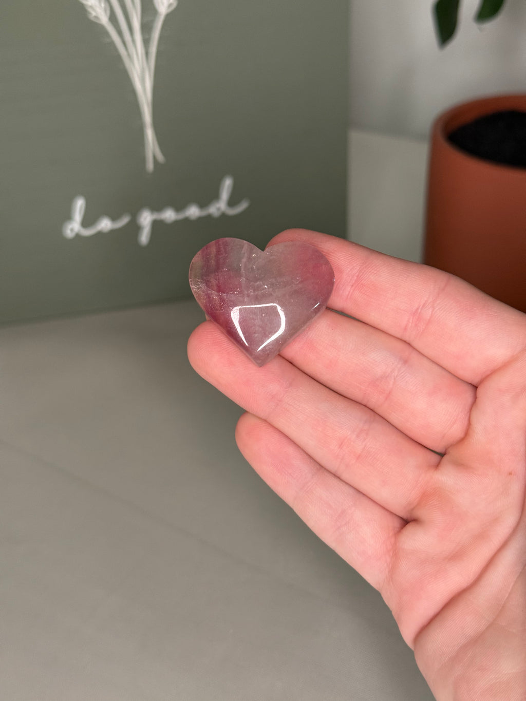 Fluorite hearts