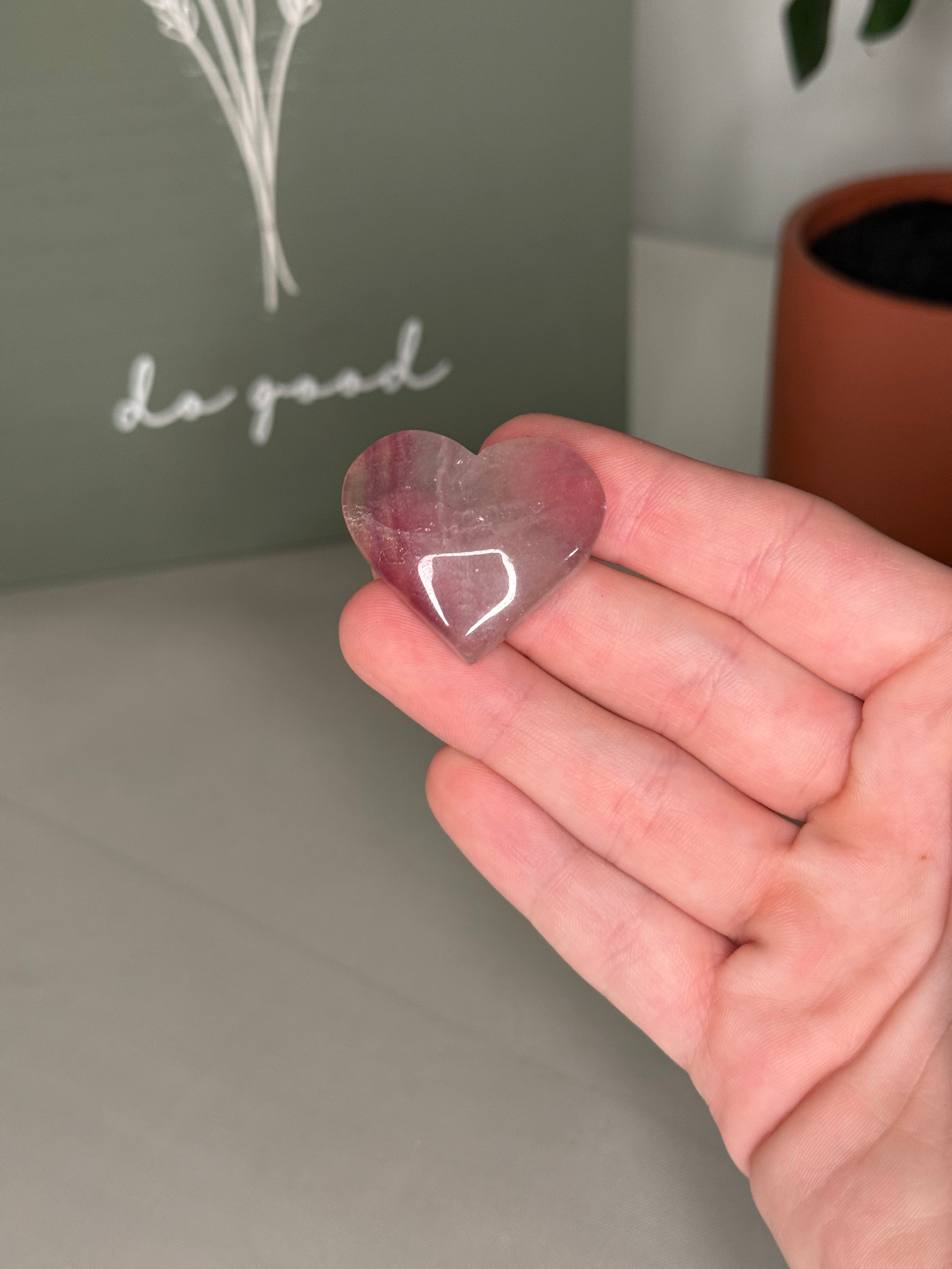 Fluorite hearts