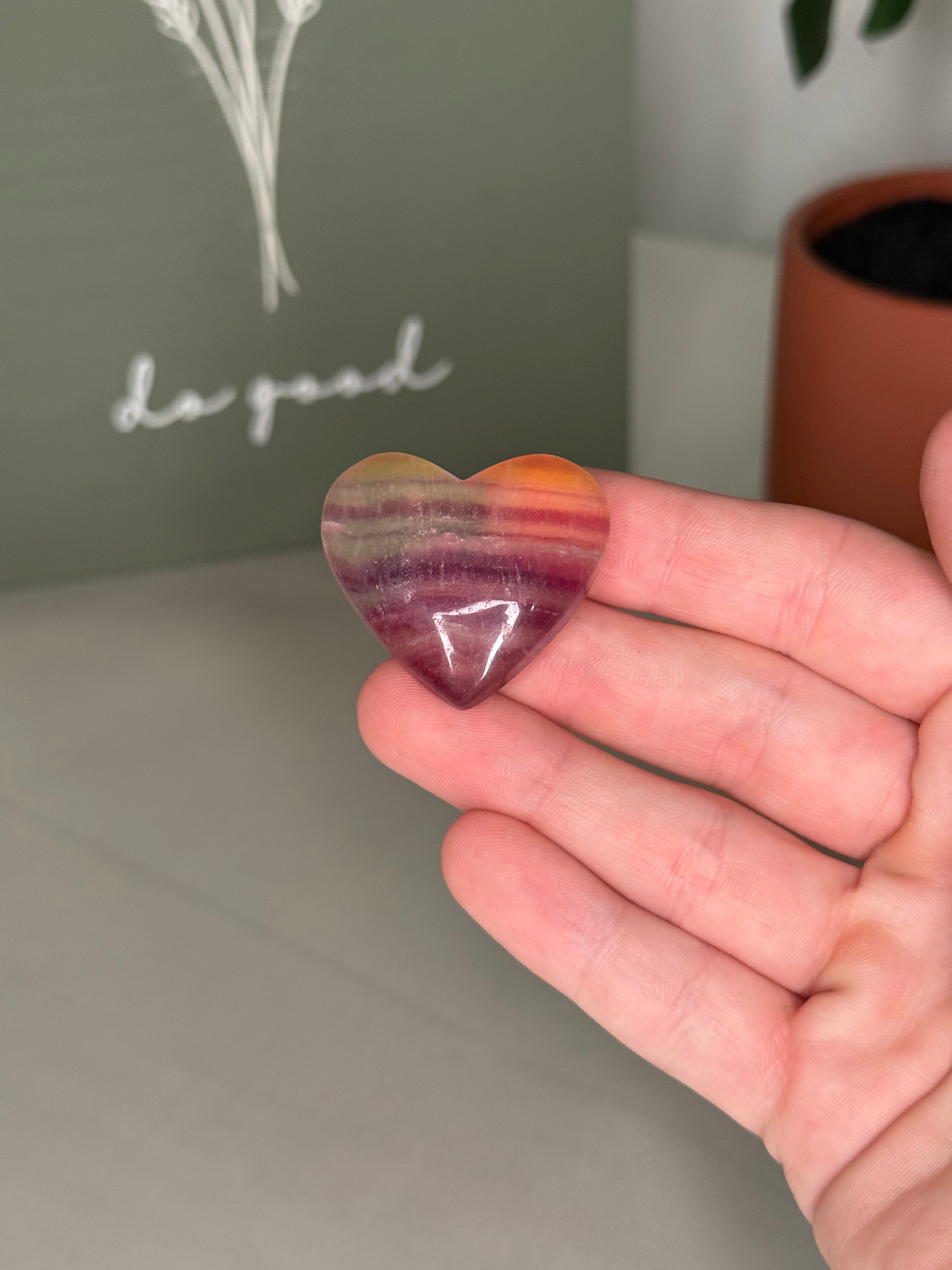 Fluorite hearts