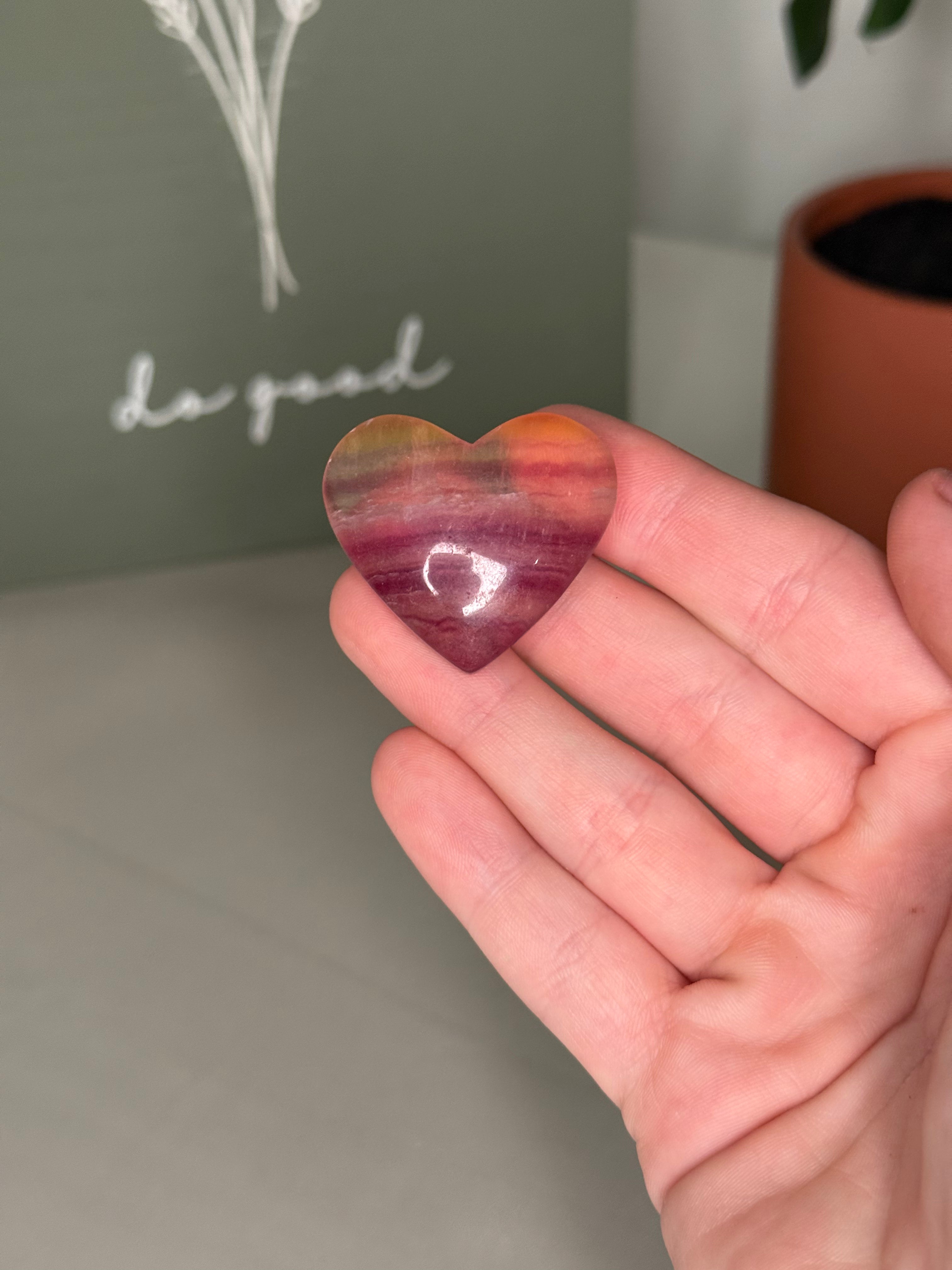 Fluorite hearts