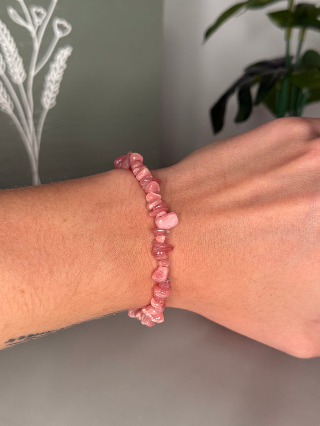 Chip crystal bracelets