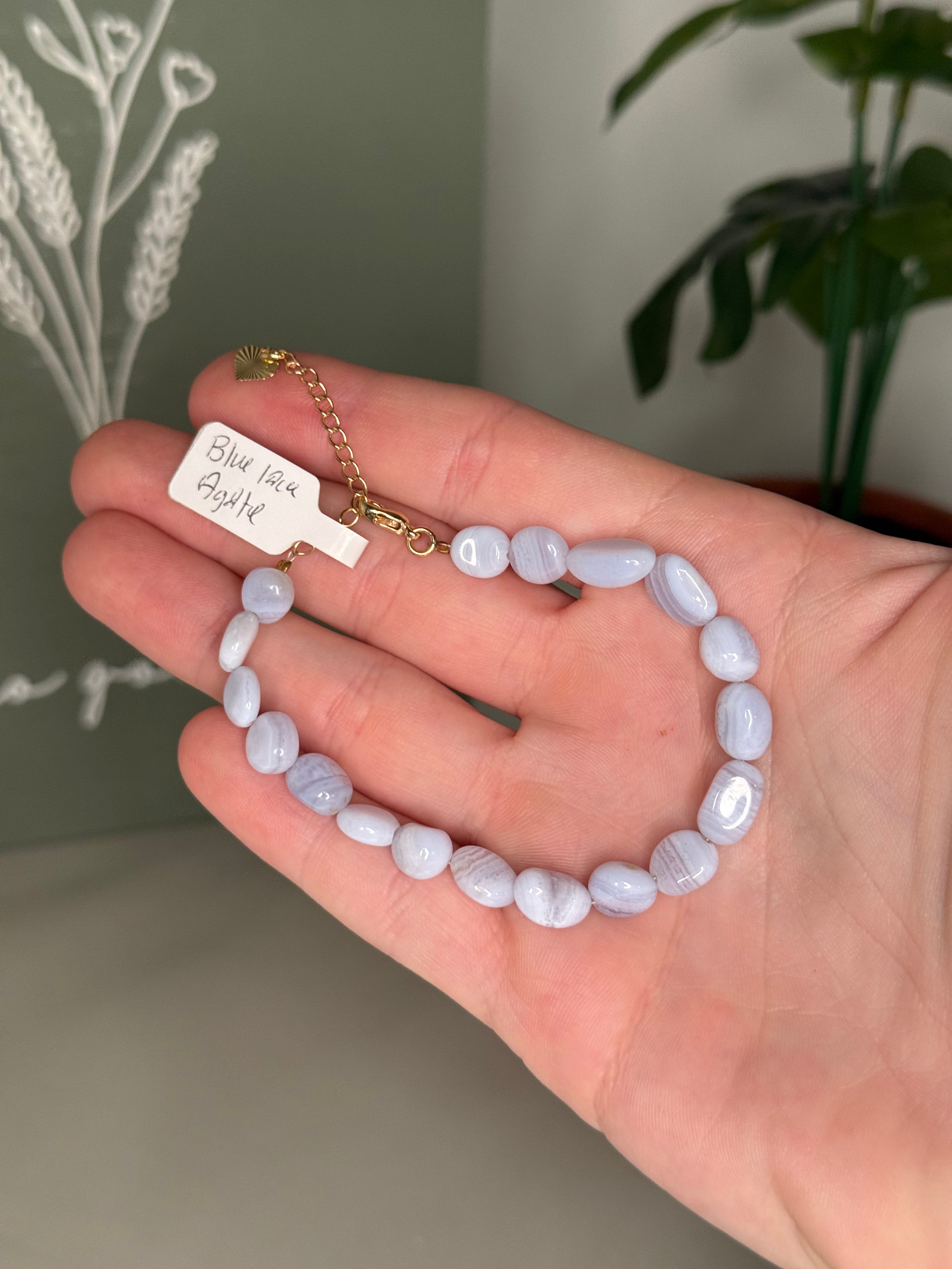 Chip crystal bracelets