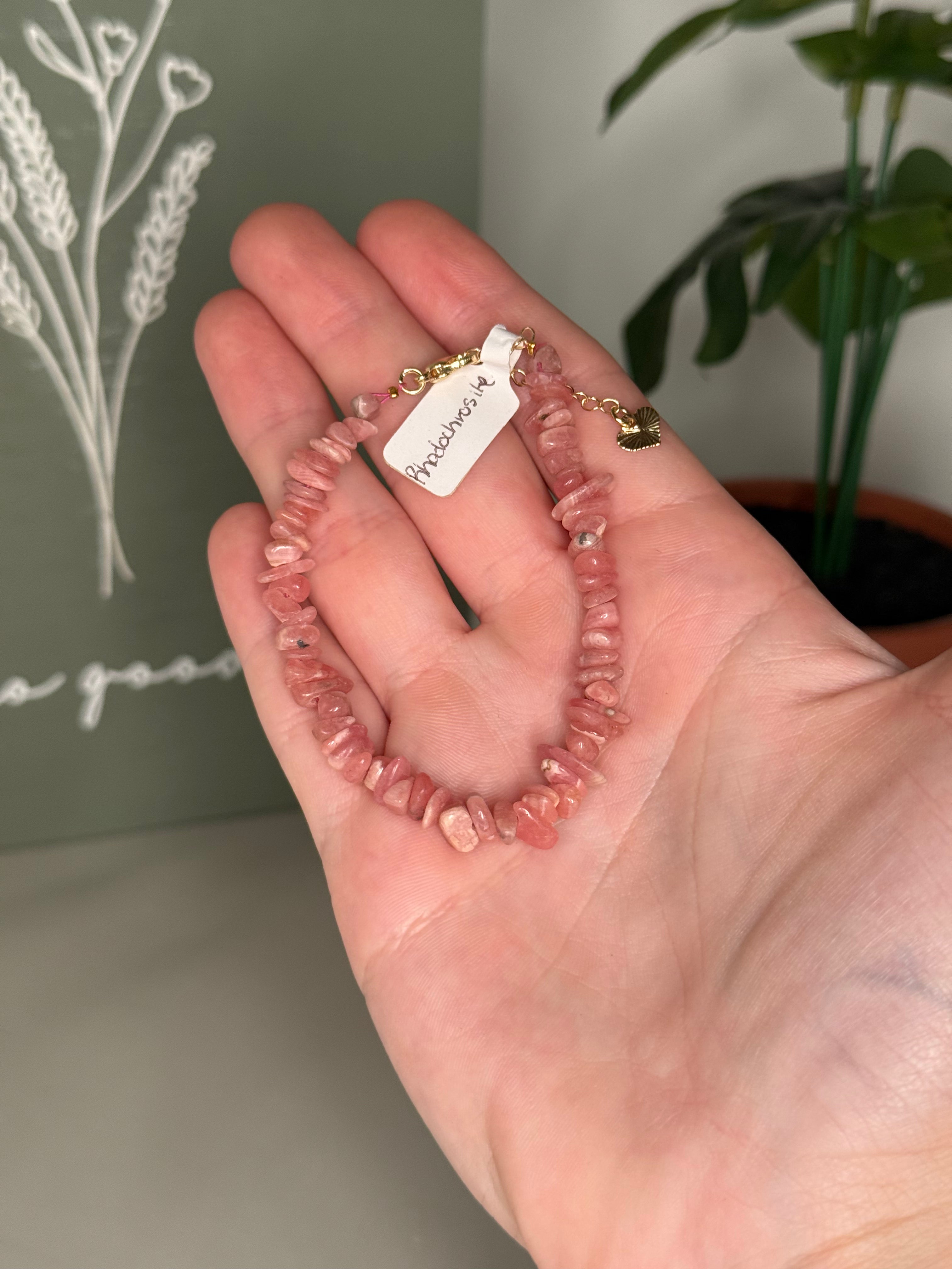 Chip crystal bracelets