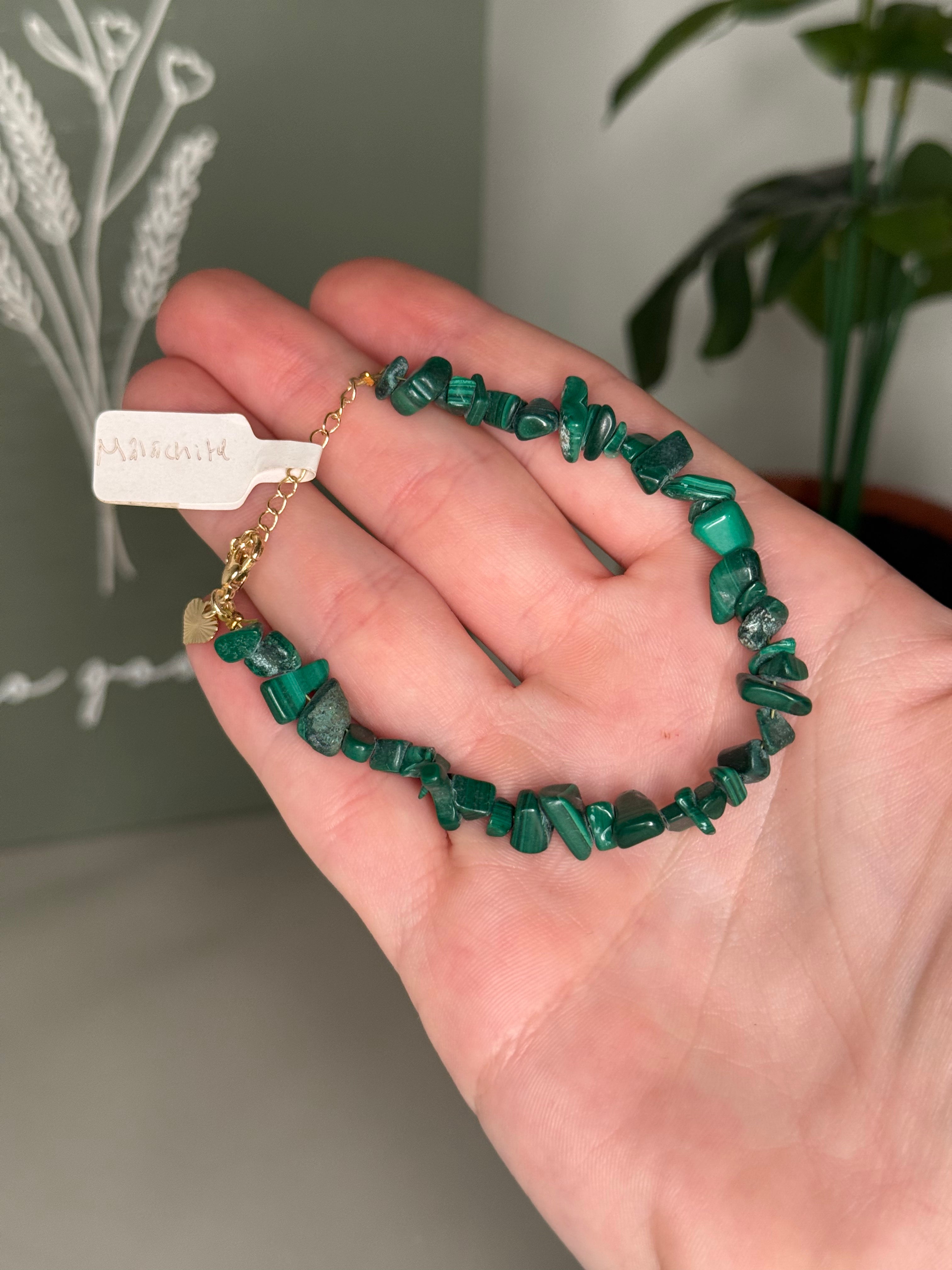 Chip crystal bracelets
