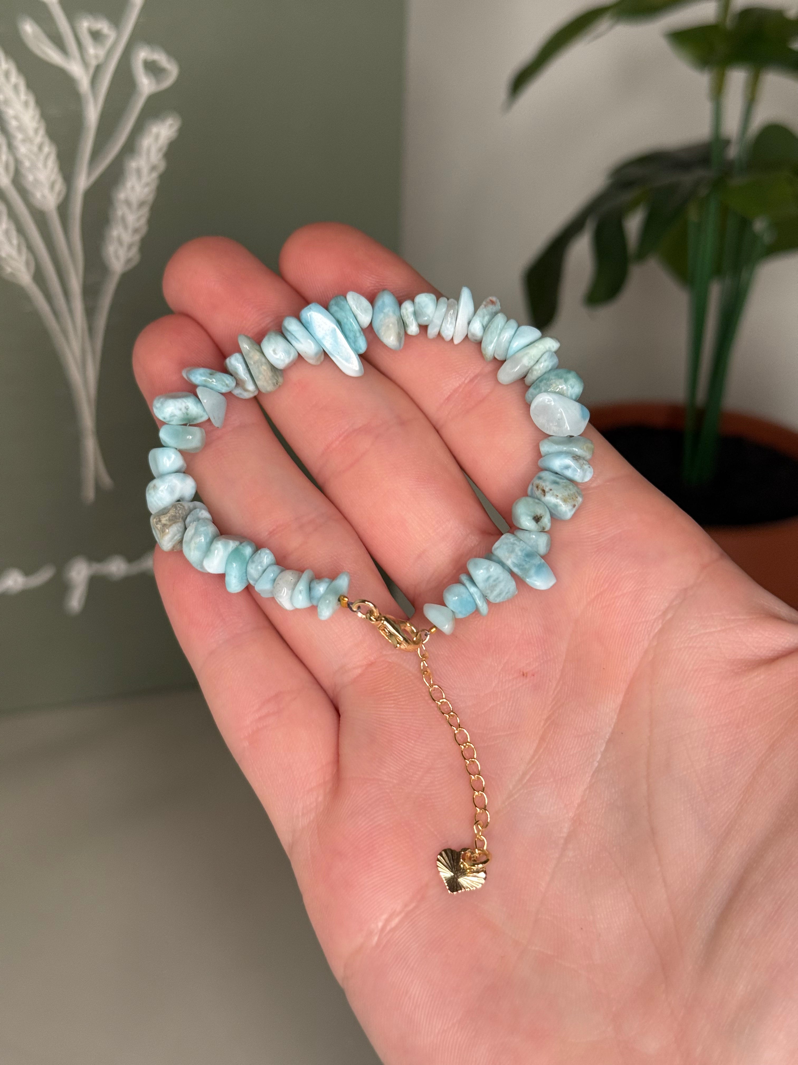 Chip crystal bracelets