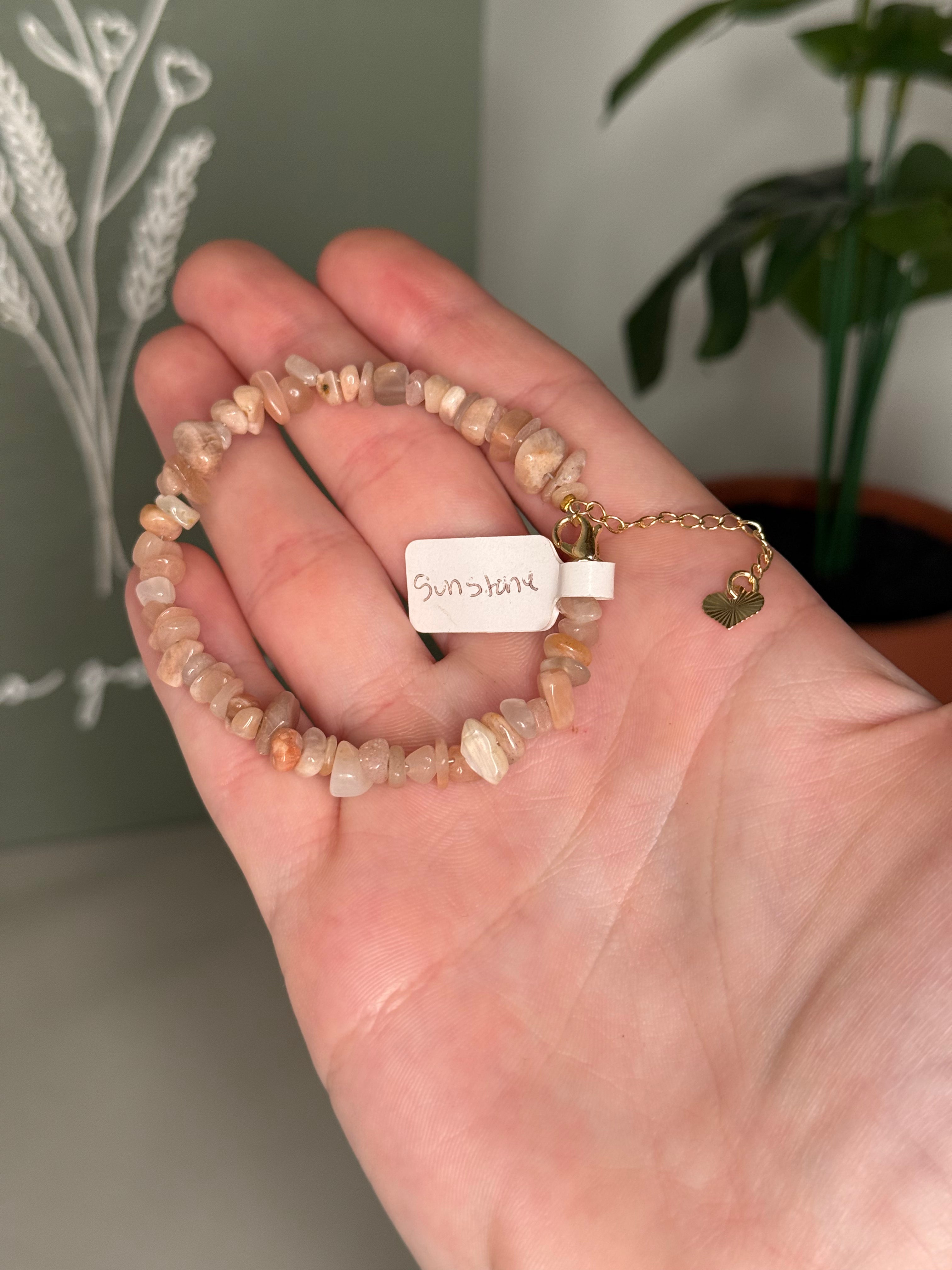 Chip crystal bracelets