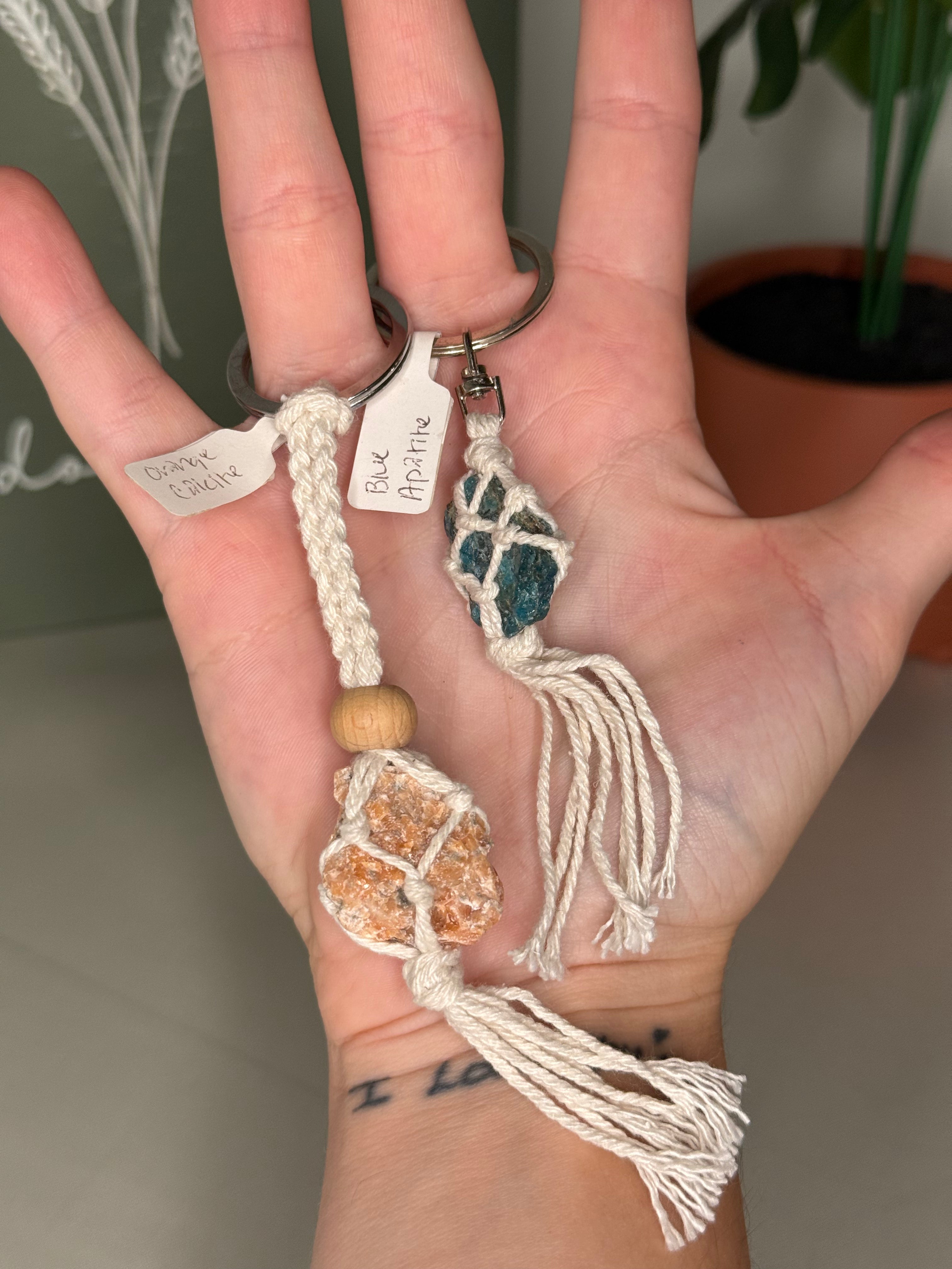 Macramé keychains
