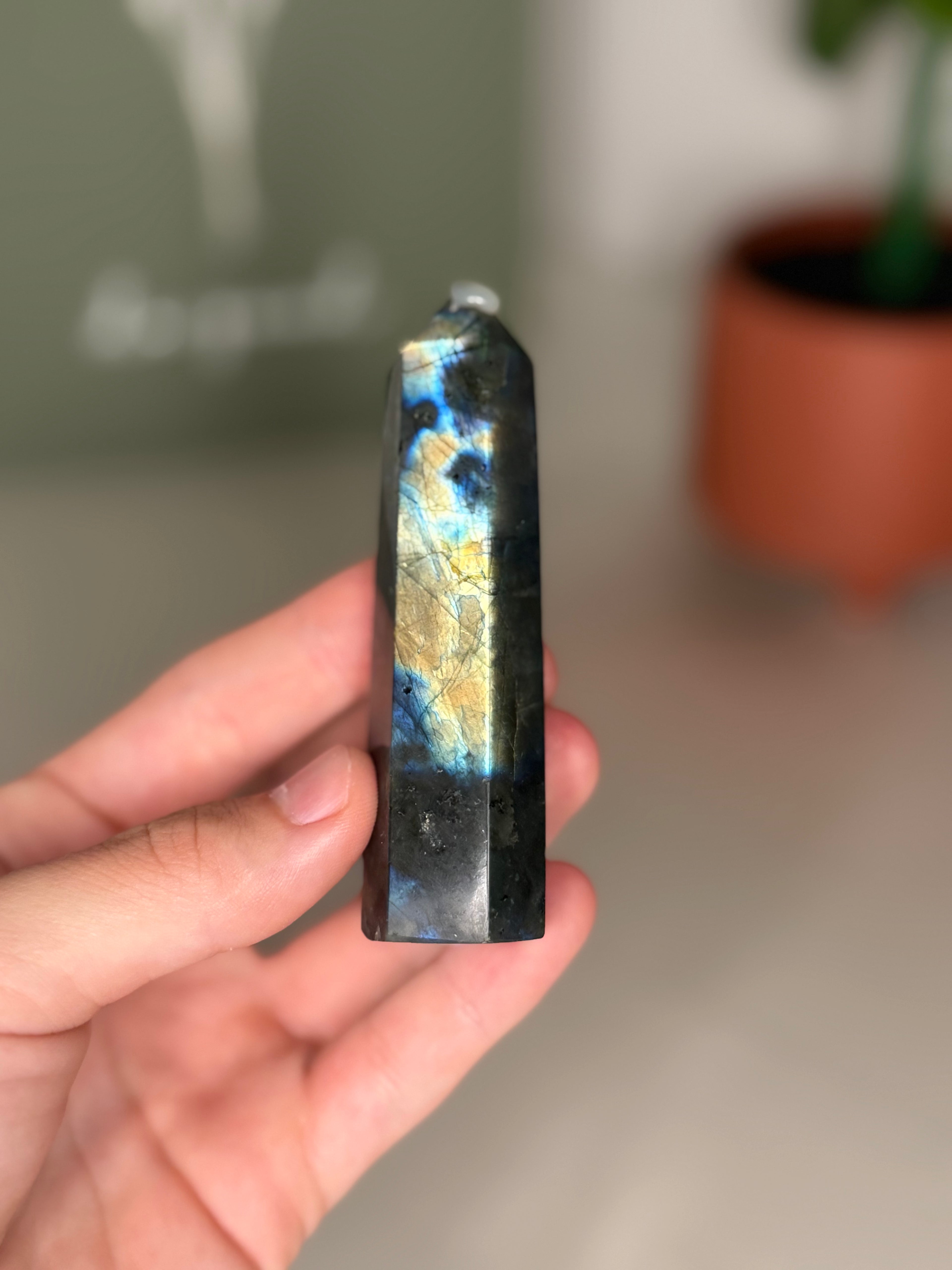 Labradorite tower