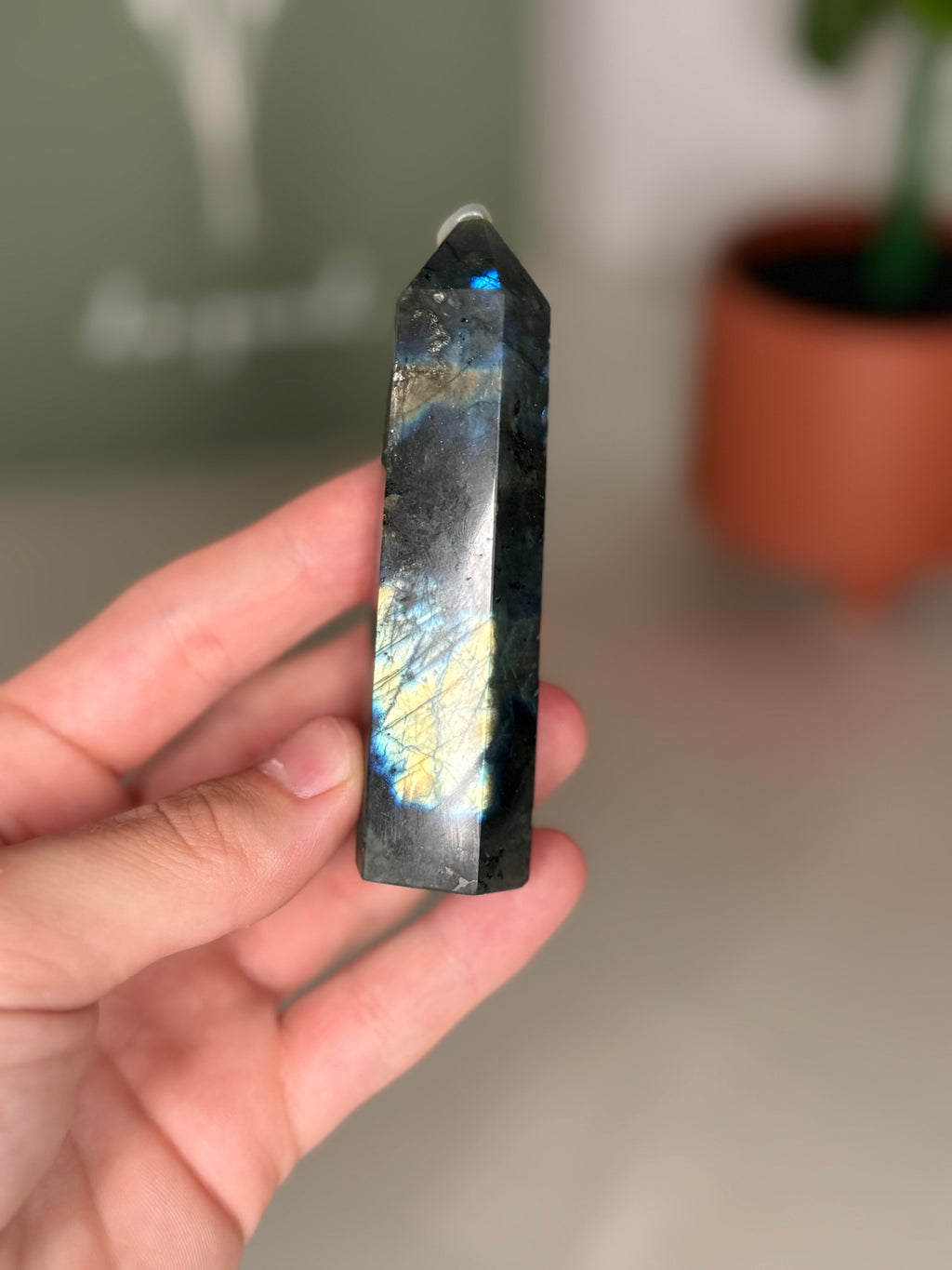 Labradorite tower
