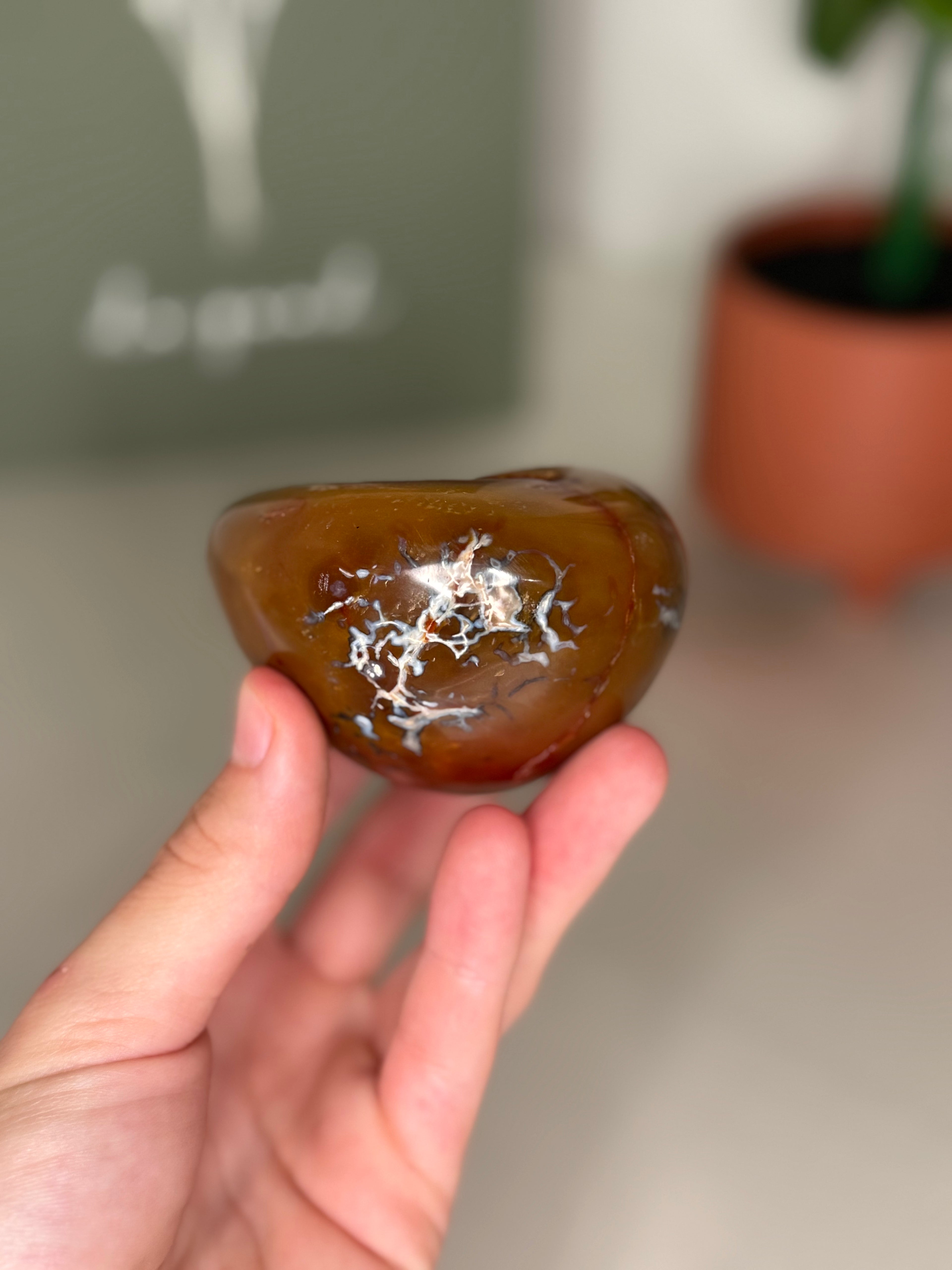 Druzy carnelian