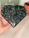 Kambaba jasper heart