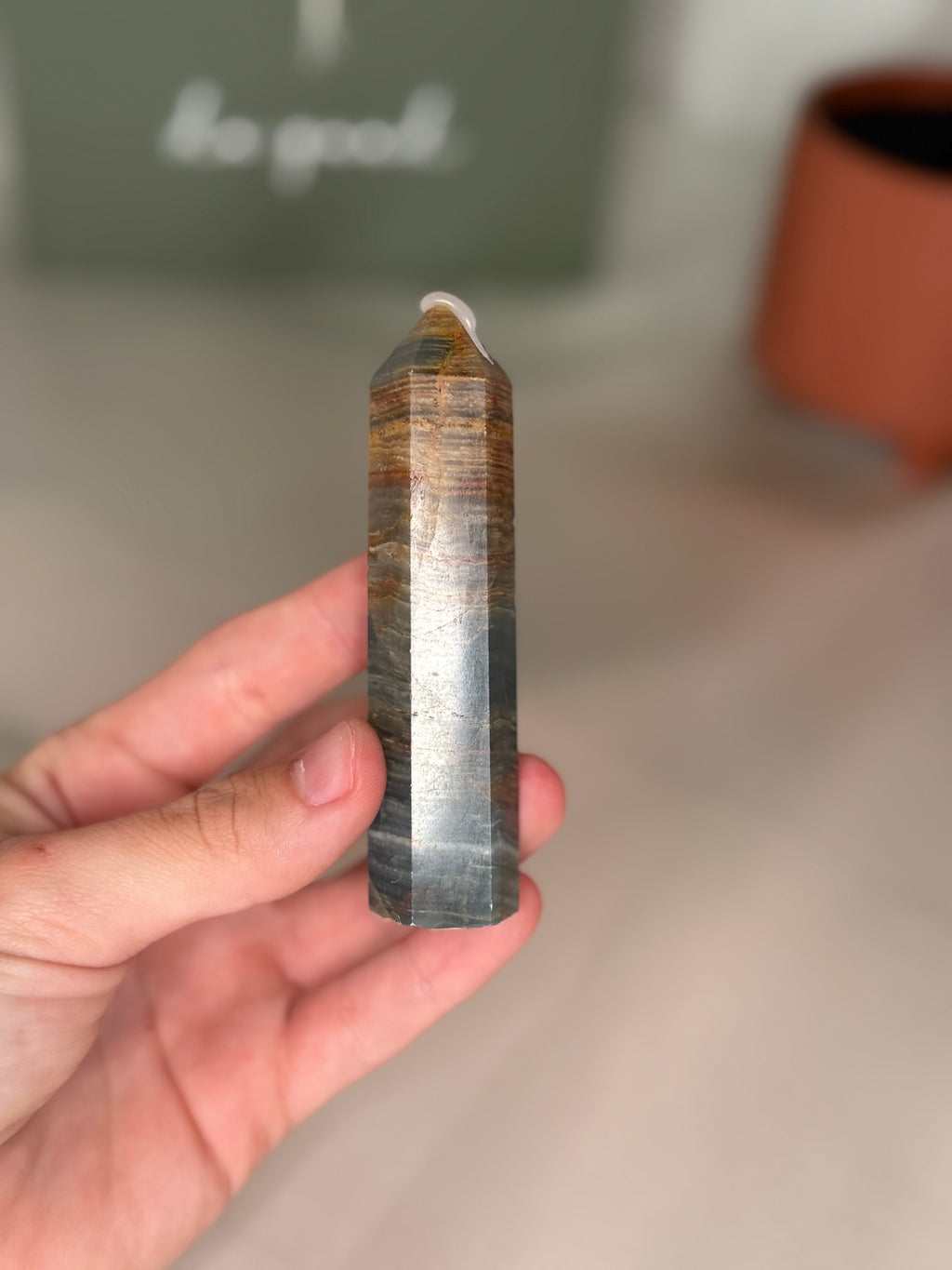 Blue onyx tower