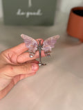 Self standing amethyst butterflies