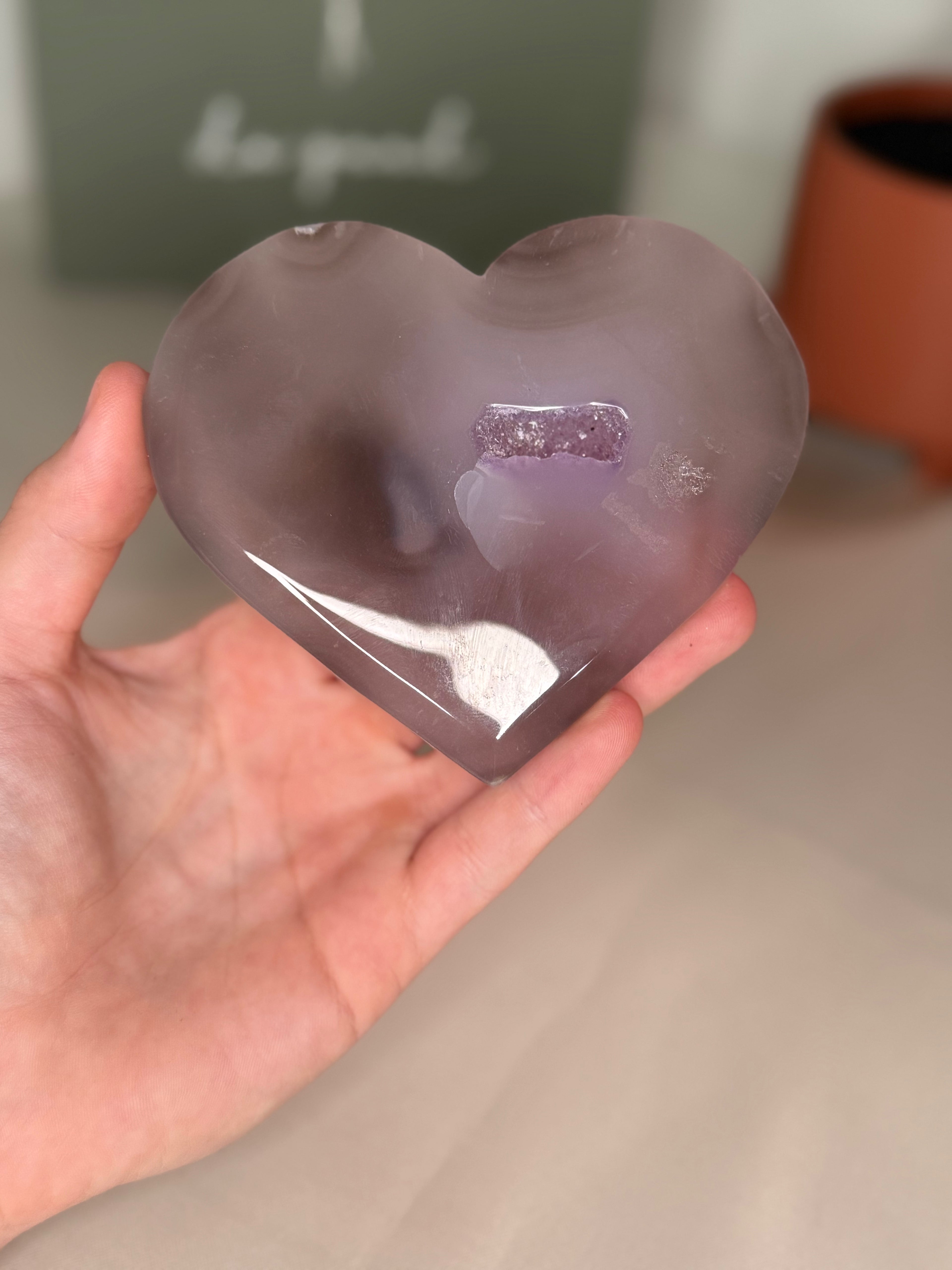 Agate heart