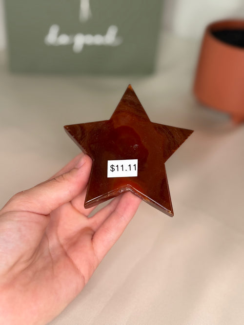 Agate druzy star