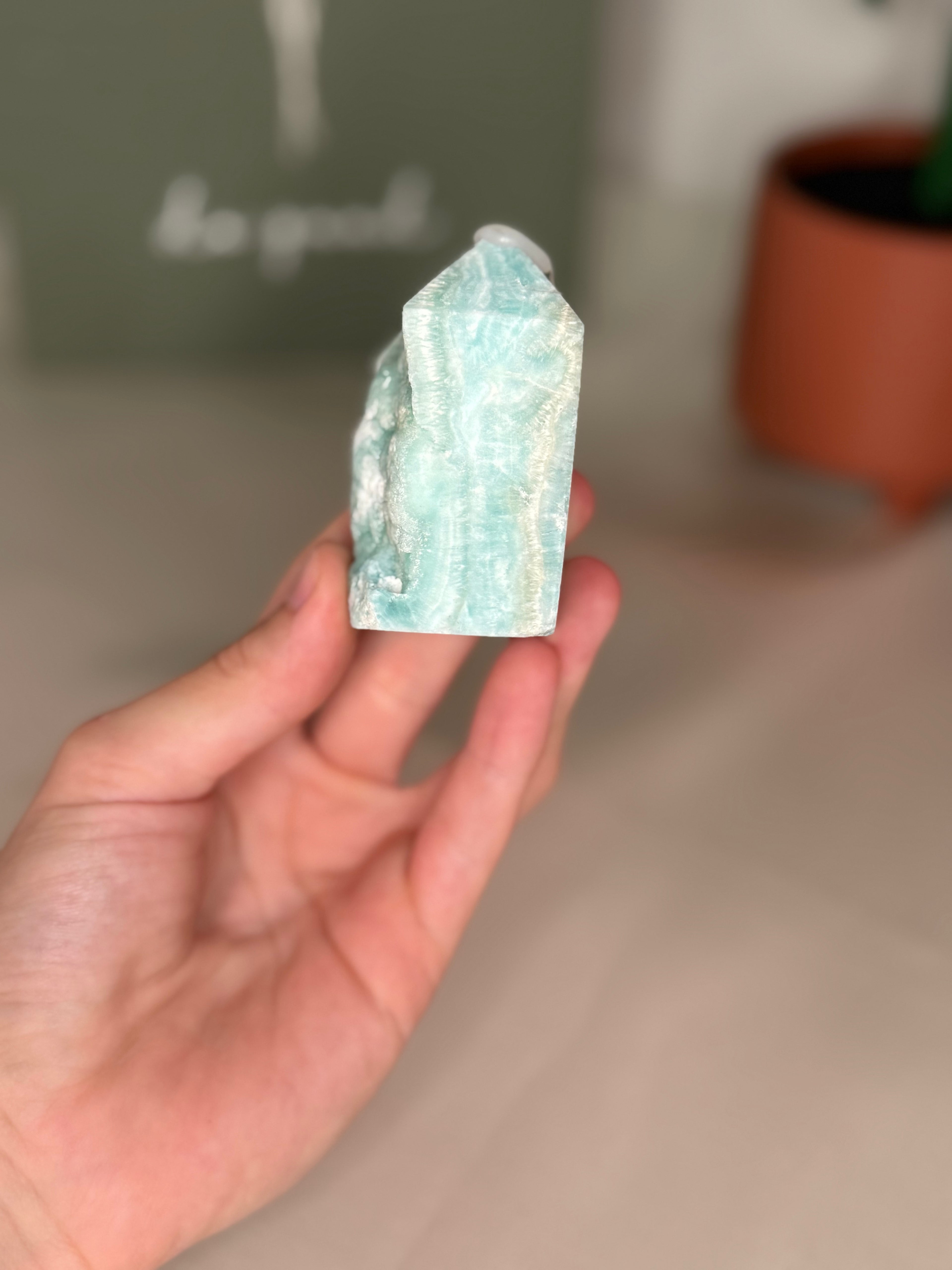 Hemimorphite tower