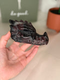 Garnet dragon head