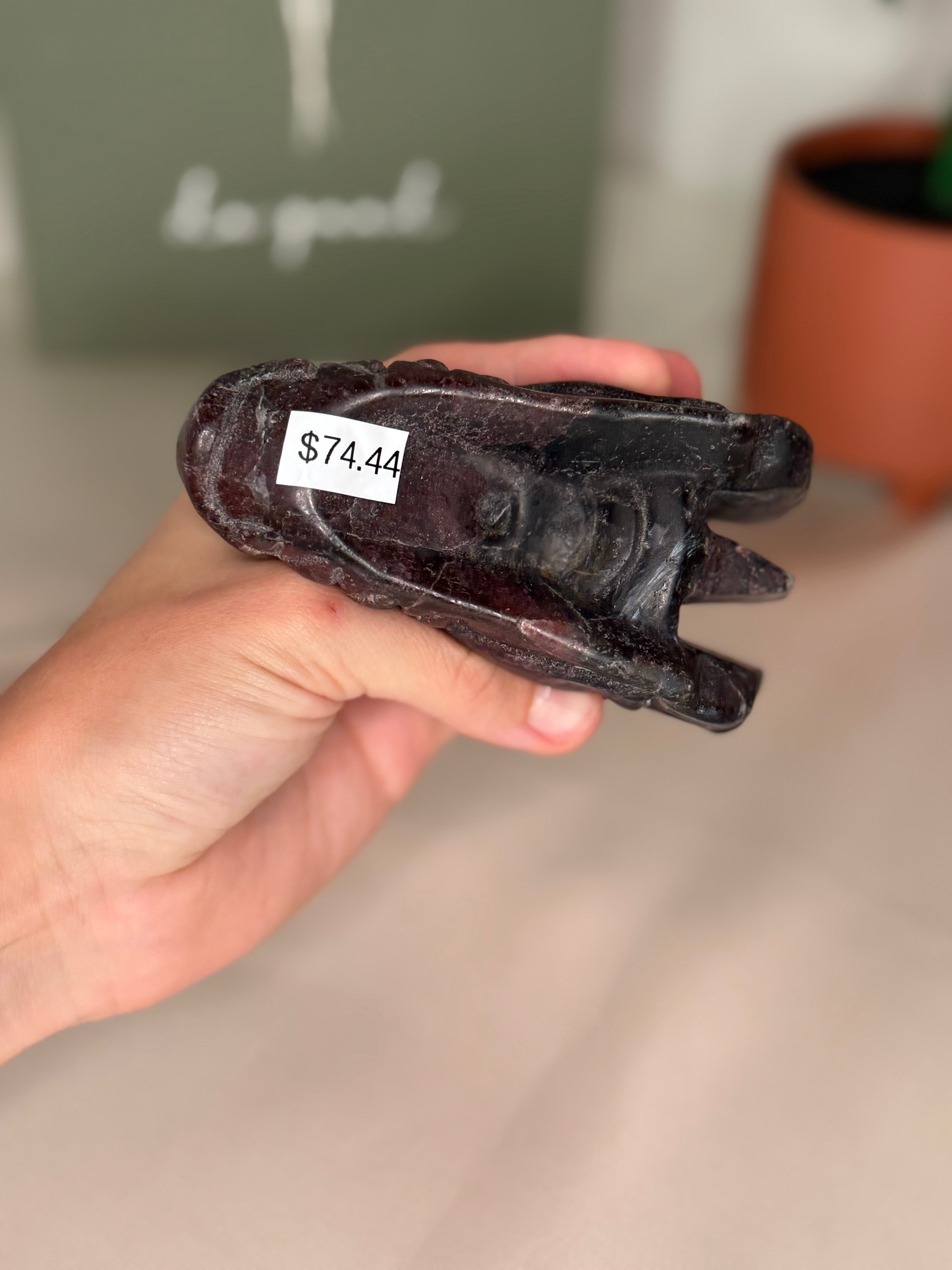 Garnet dragon head