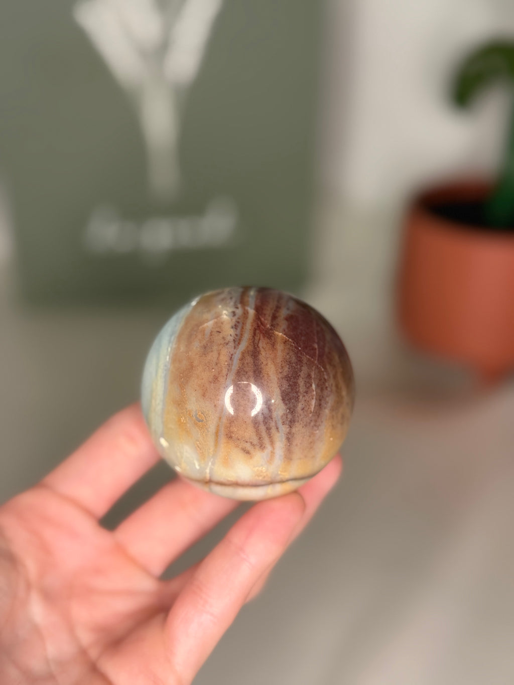 Caribbean calcite sphere