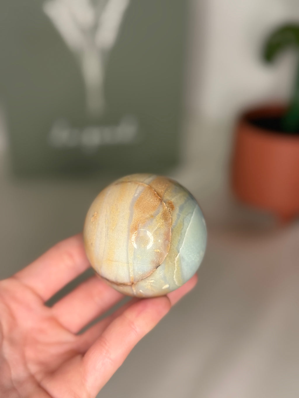 Caribbean calcite sphere