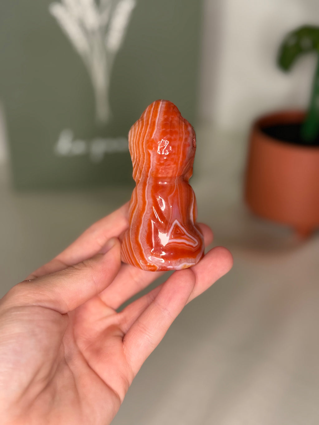 Carnelian buddah