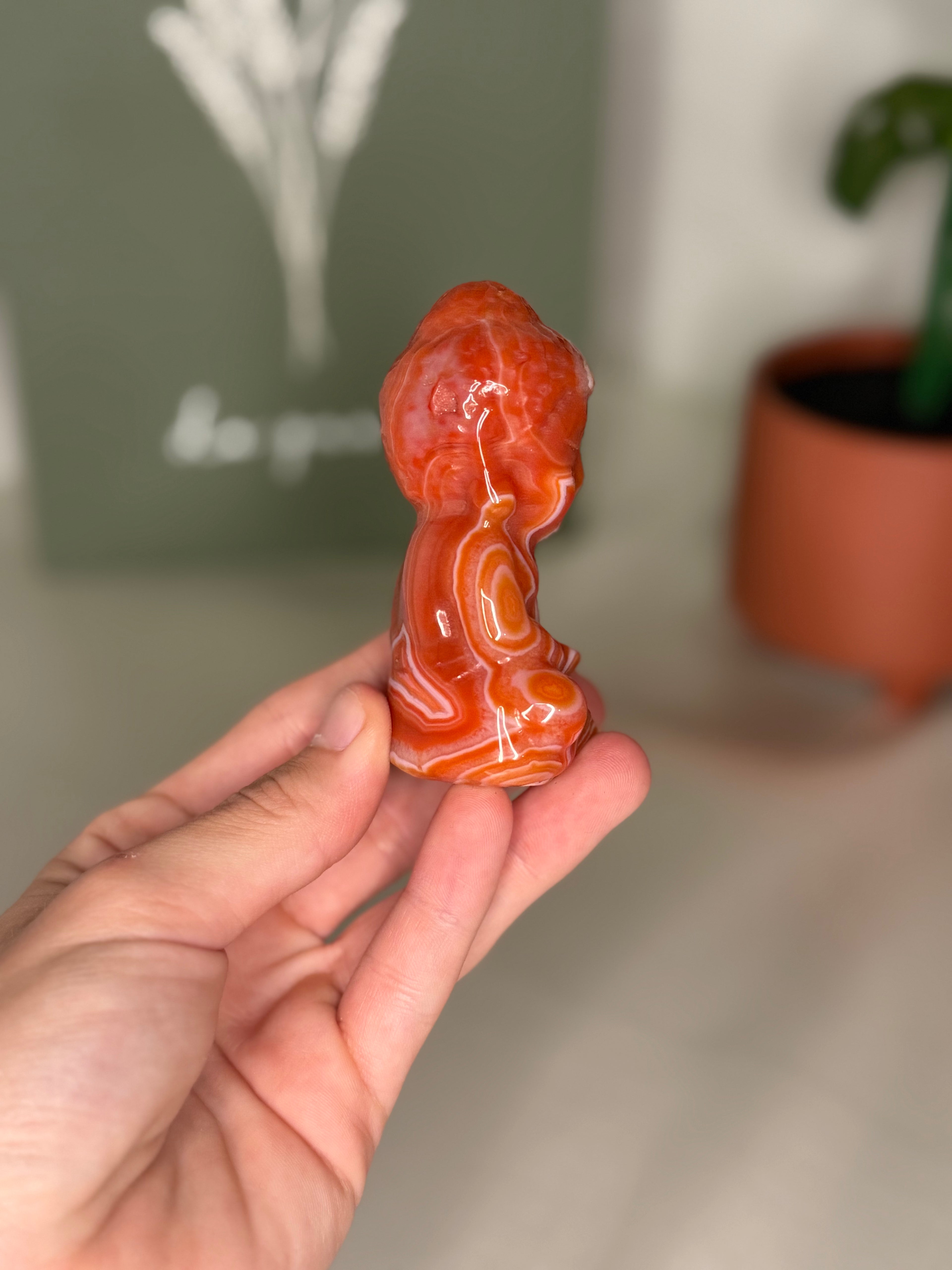 Carnelian buddah