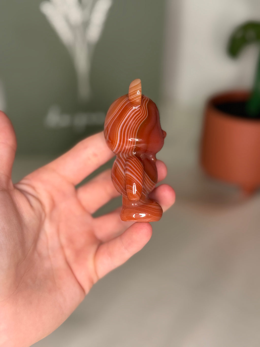 Carnelian brick bear