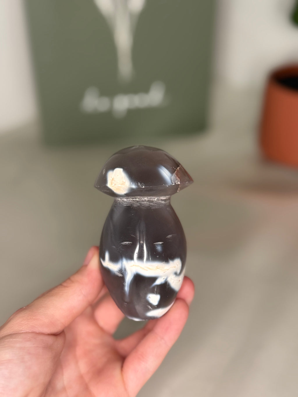 Orca agate mushroom