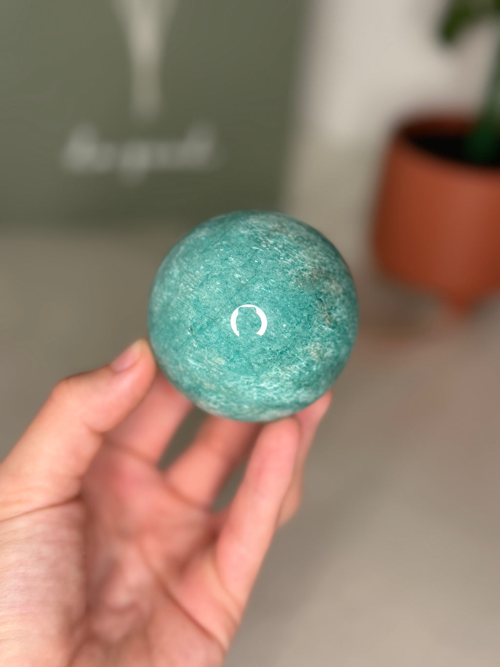 Amazonite sphere