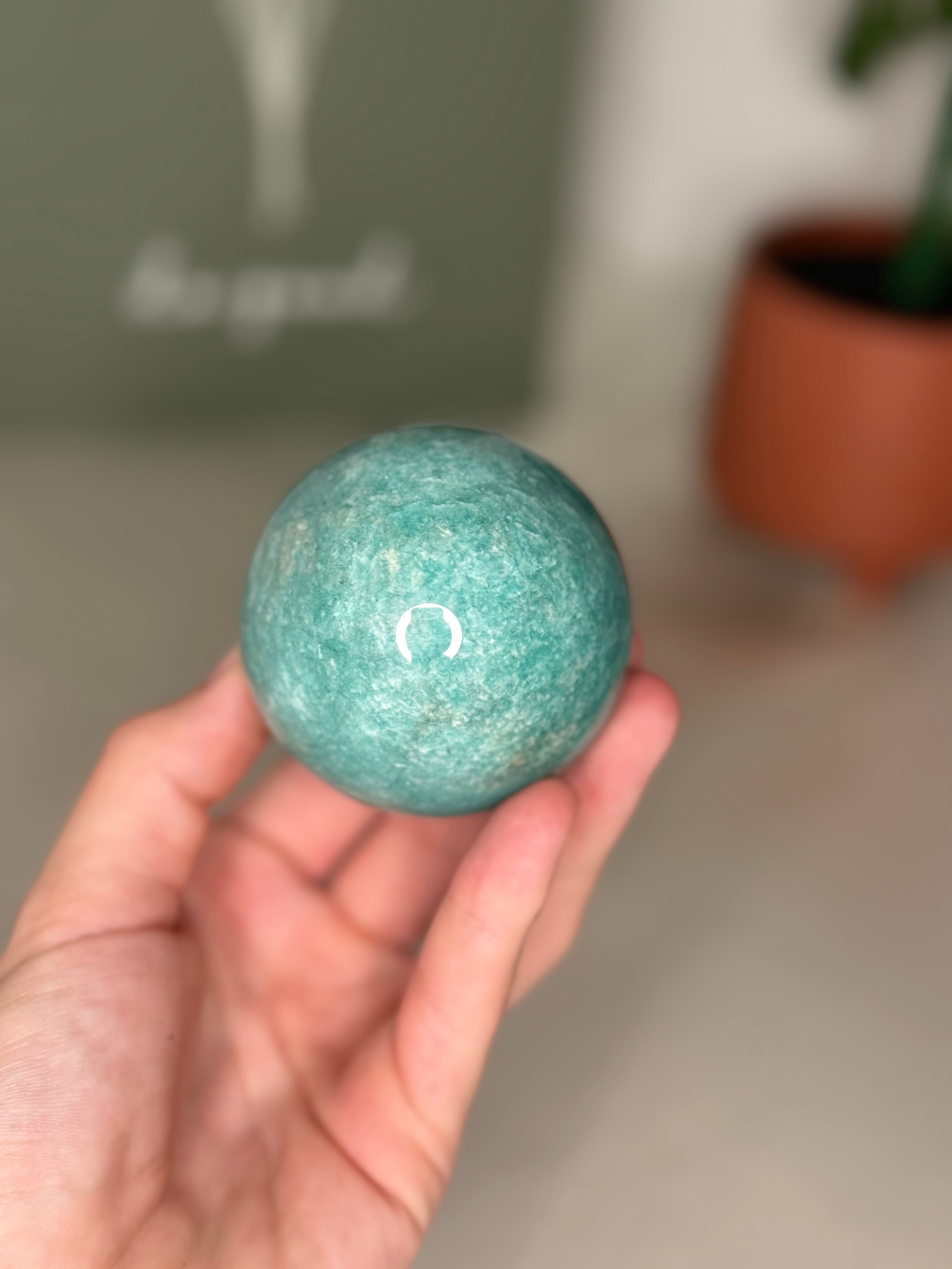 Amazonite sphere