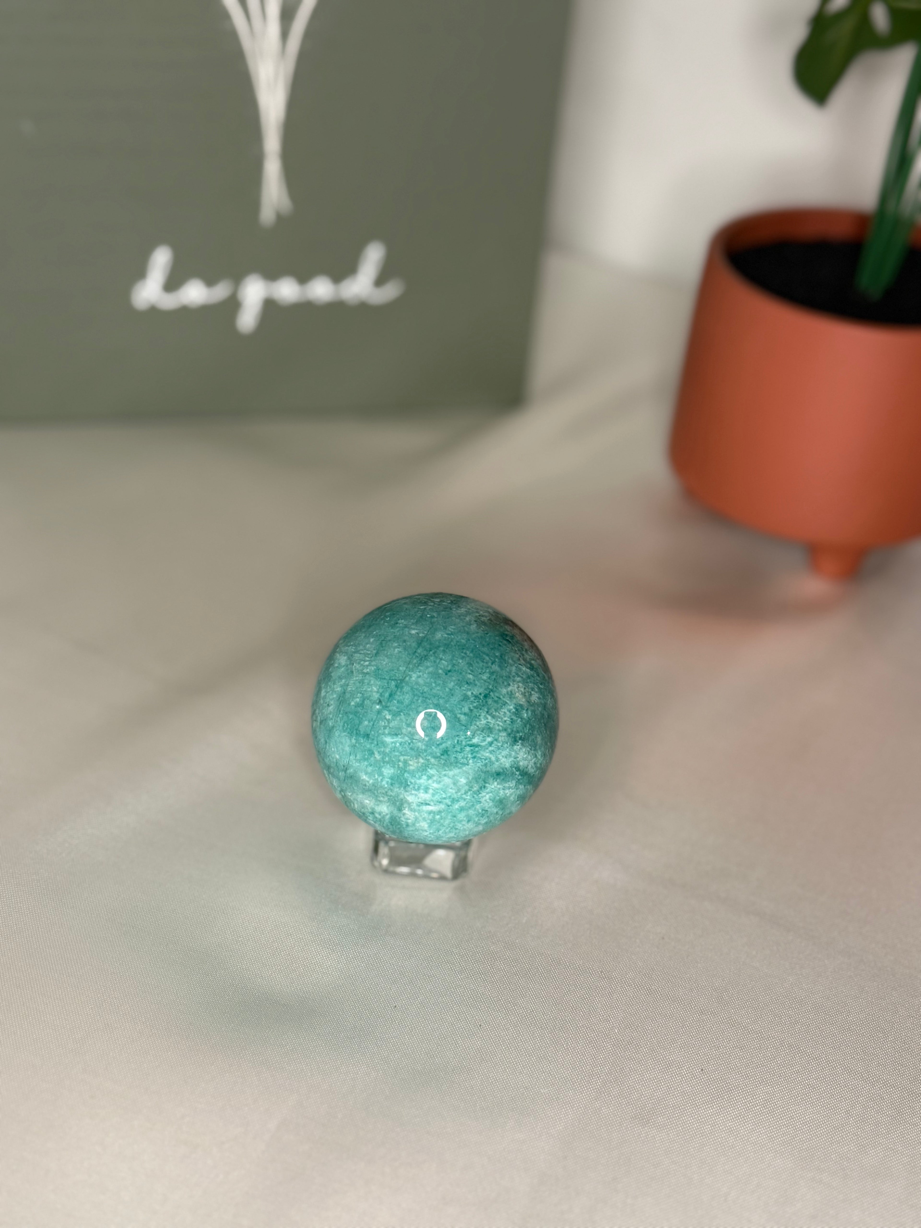 Amazonite sphere