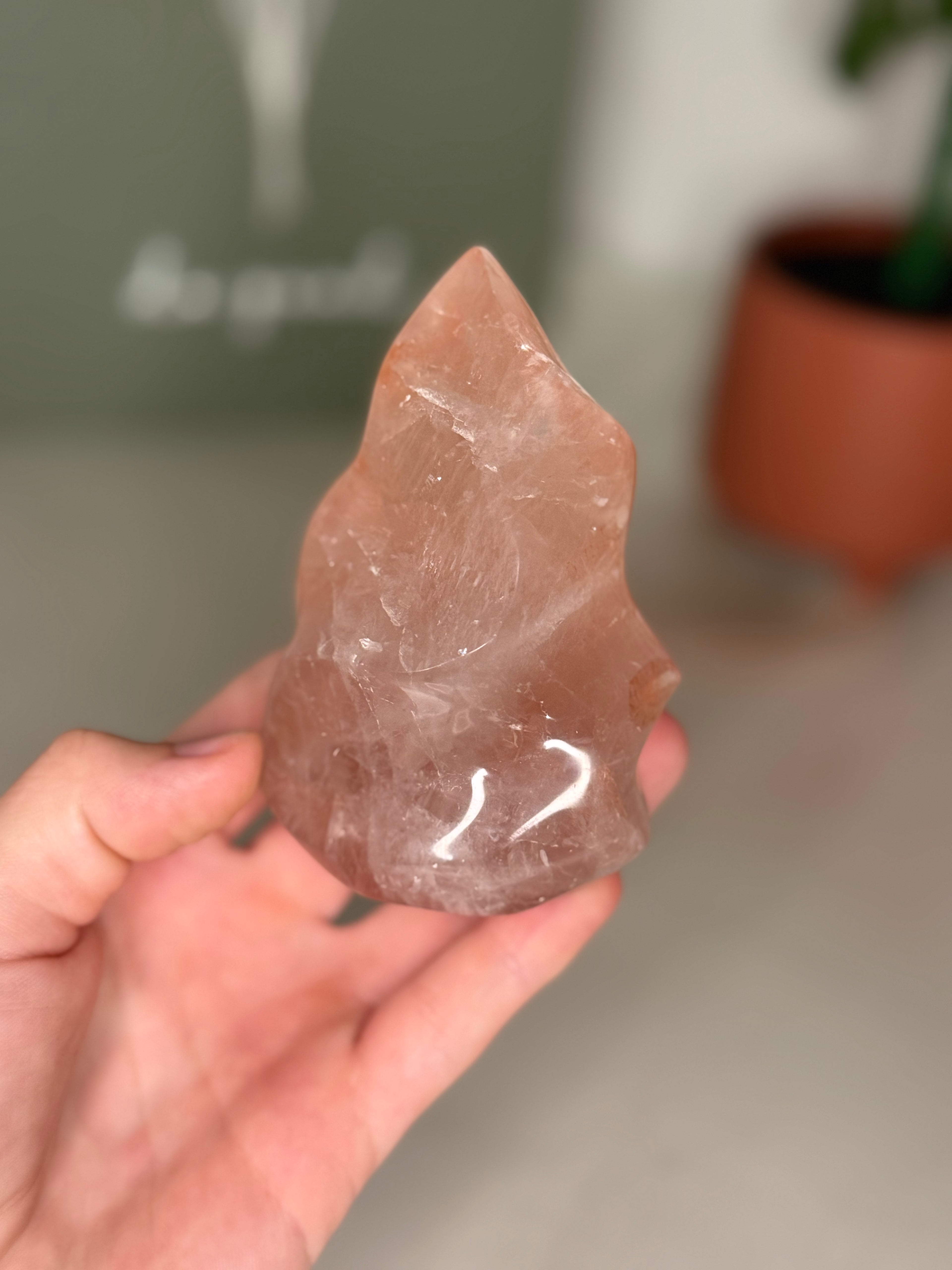 Fire quartz flame